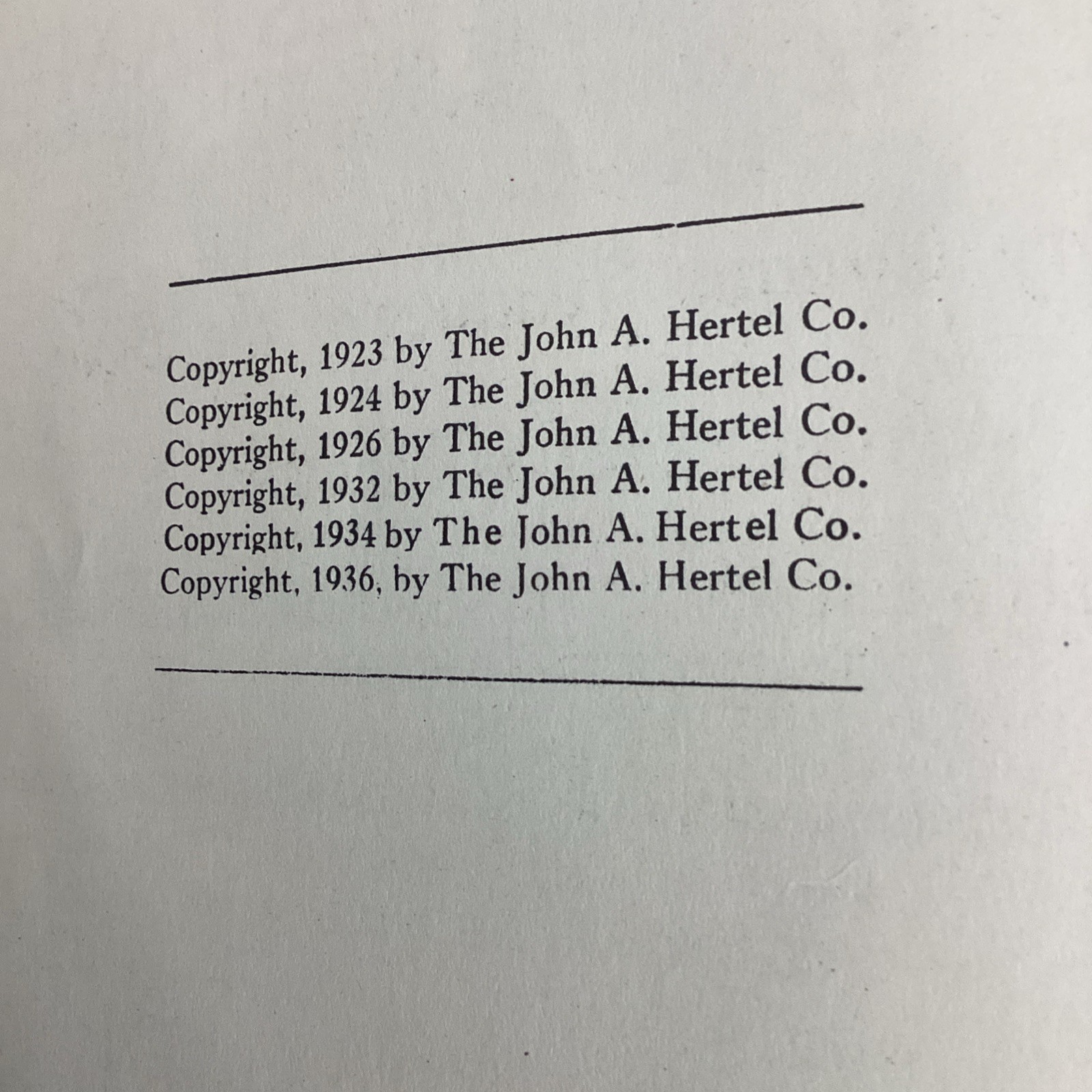 1936 The John A. Hertel Co. Leather Indexed Illustrated Red Letter Bible Chicago