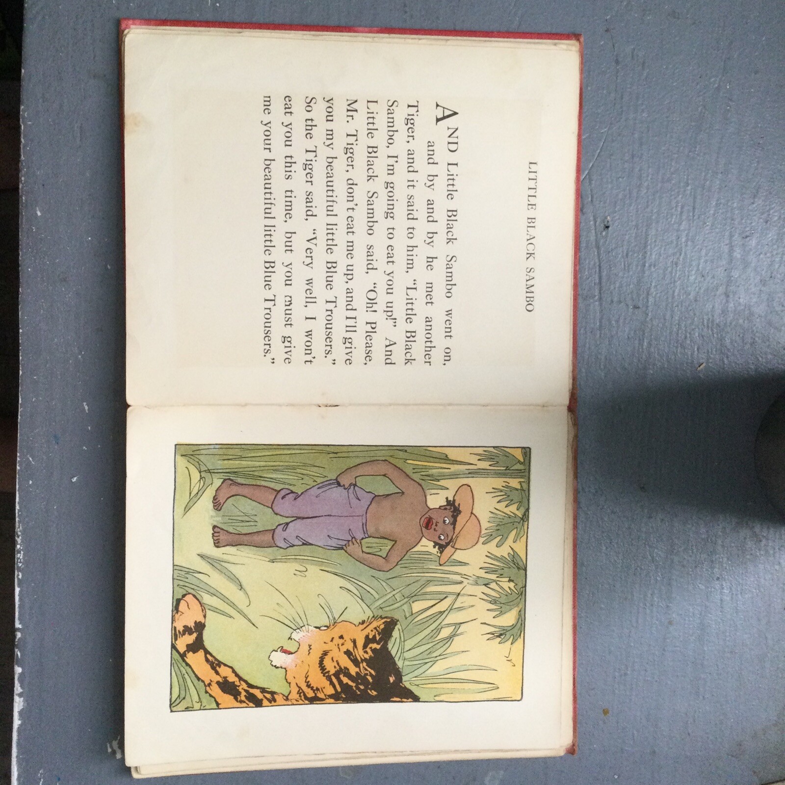 FIRST ED. 1919 HARDCOVER THE LITTLE BLACK SAMBO 24 Colored Illustrations HC