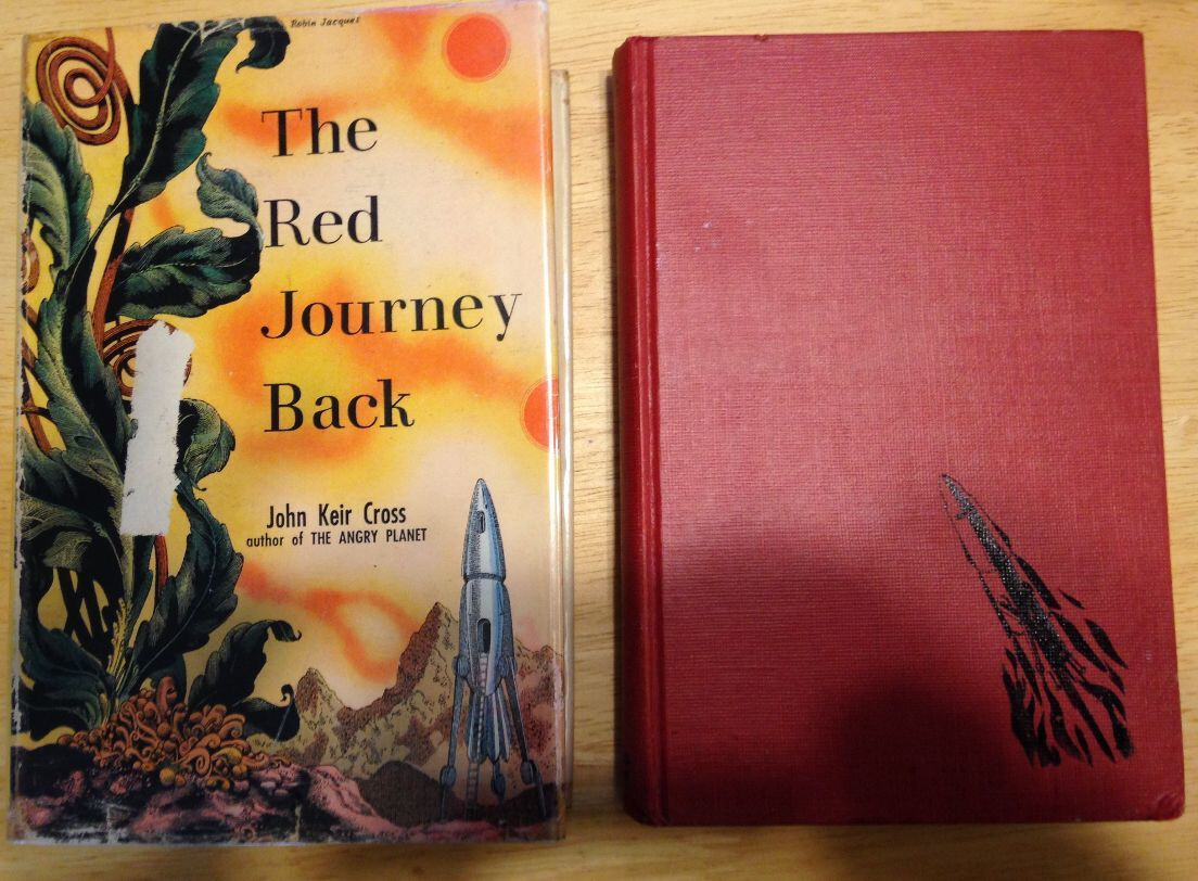 The Red Journey Back John Keir Cross 1954 Coward-McCann 1st ed. Science Fiction