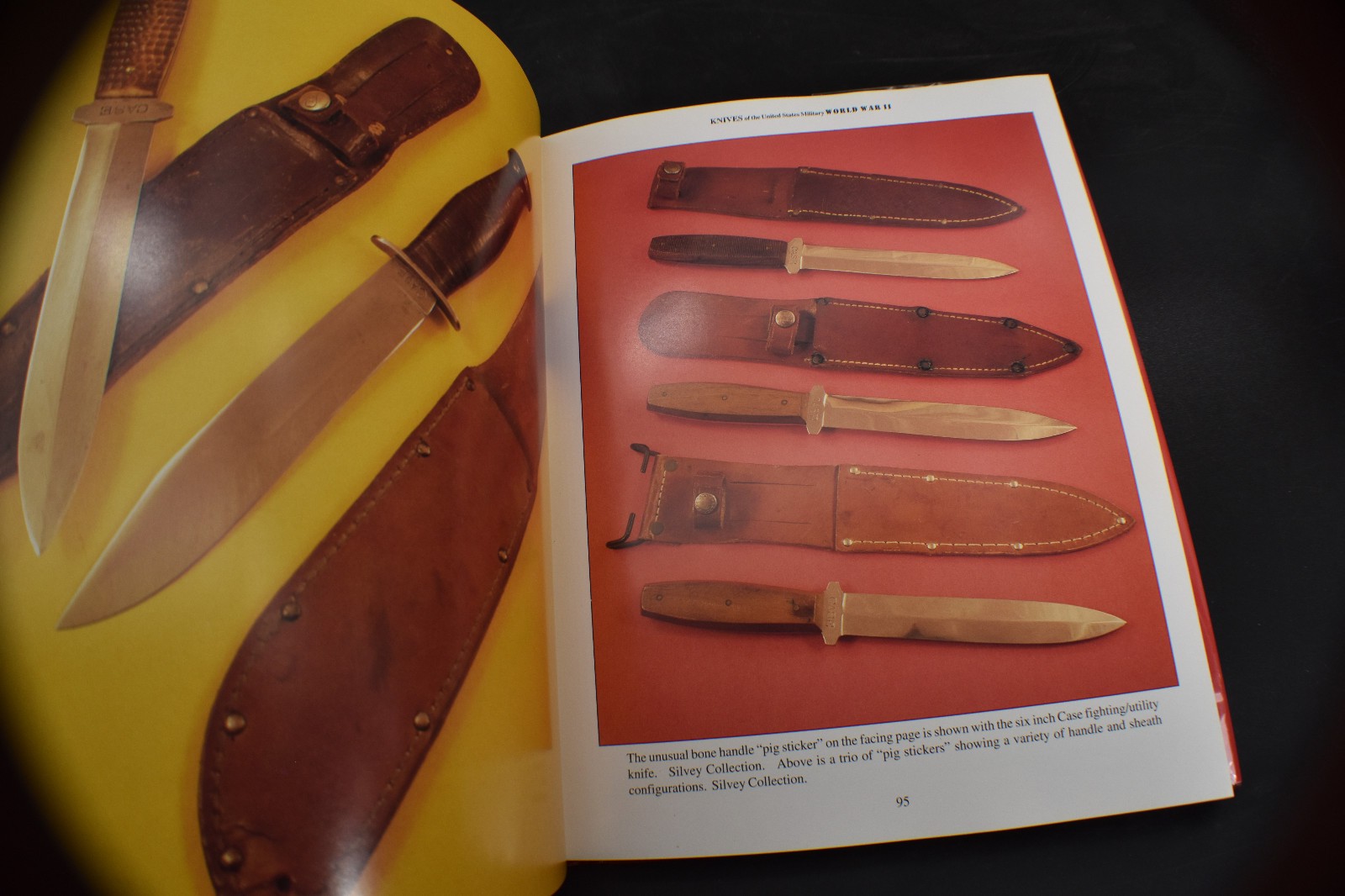 *FIRST* Knives of the United StatesMmilitary: WWII by Michael W Silvey HCDJ