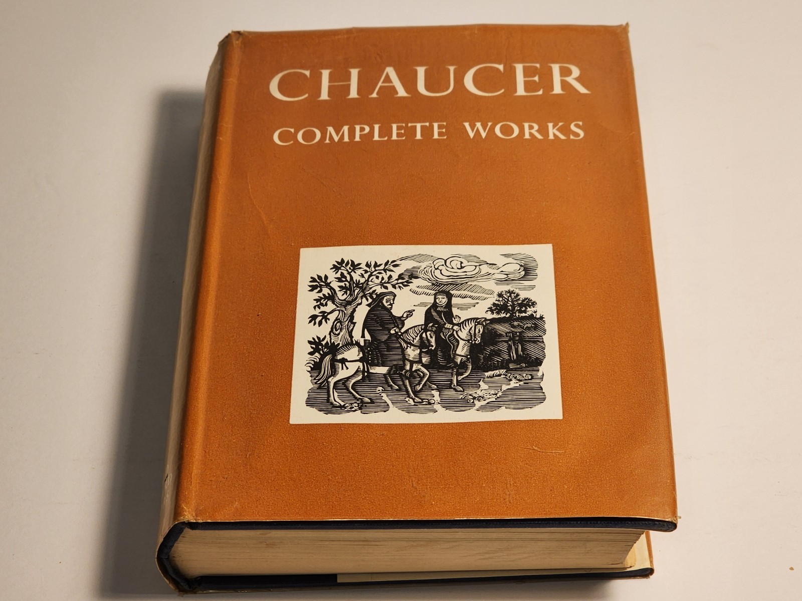Geoffrey Chaucer: Complete Works 1965 HC/DJ MEDIEVAL LITERATURE CANTERBURY TALES