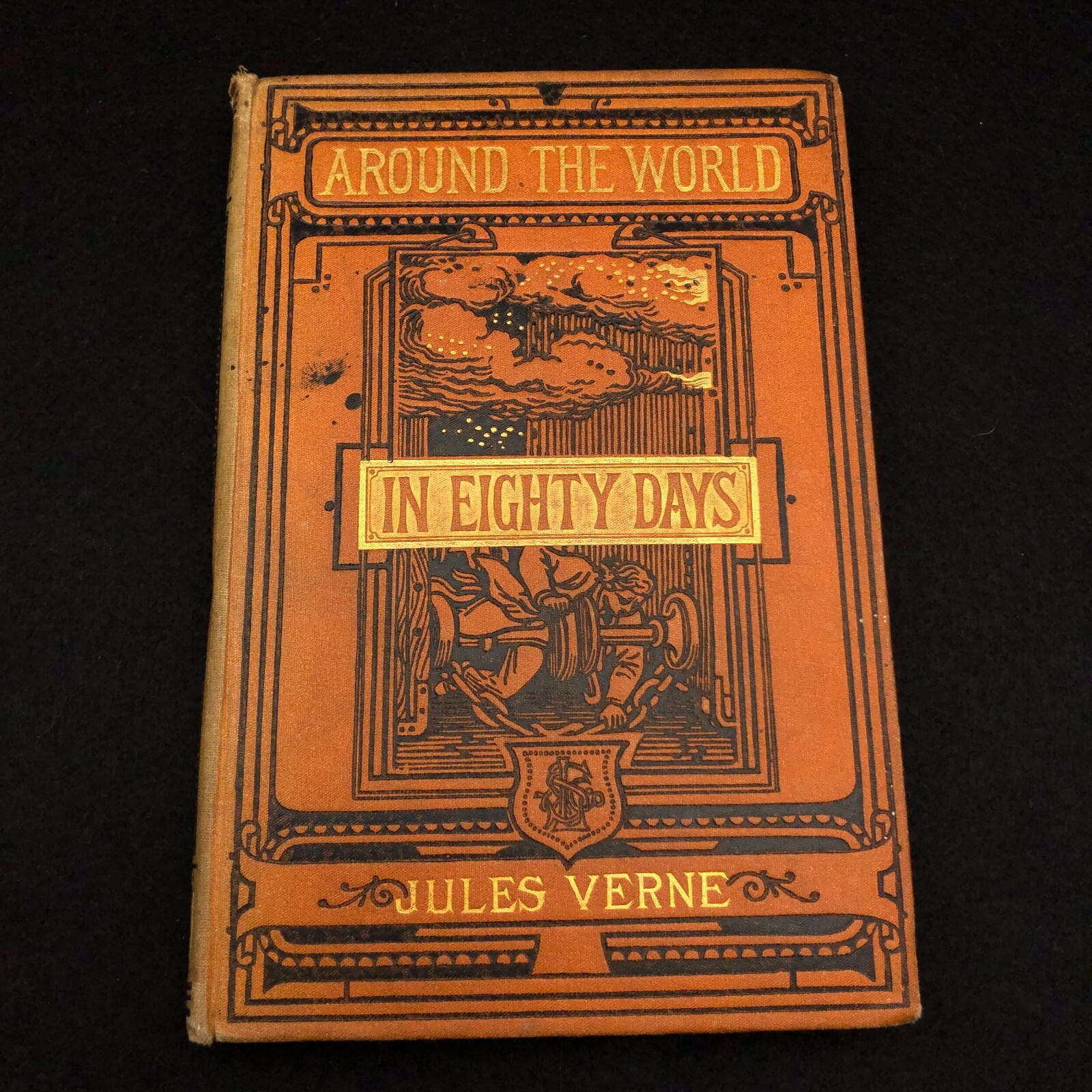 Around The World In Eighty Days ~ Jules Verne ~ 1876 UK Edition Sampson Low