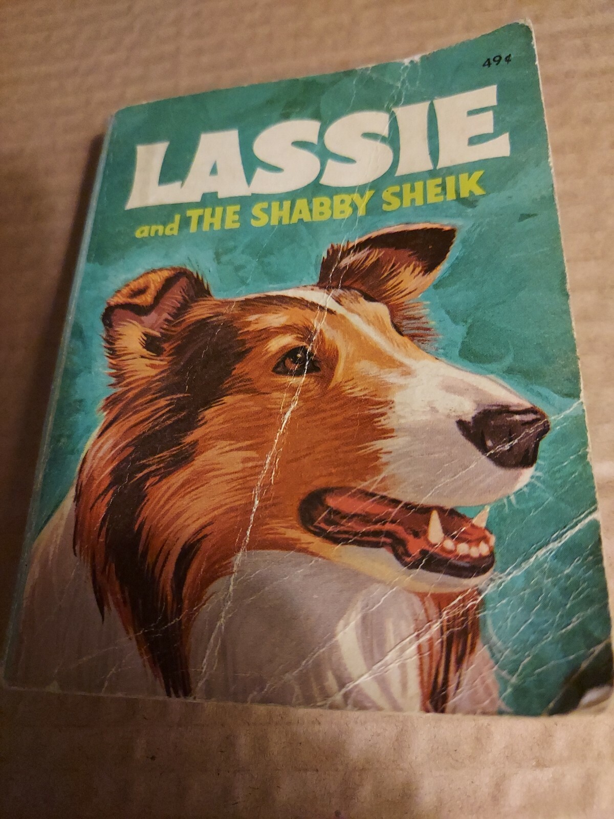 Vintage 1968 Whitman Big Little Book „Lassie and the Shabby Sheik“ George Elrick