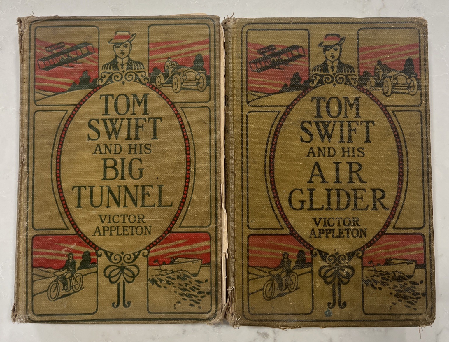 Lot of 2 Antique books – Victor Appleton, Tom Swift series, Hardcovers
