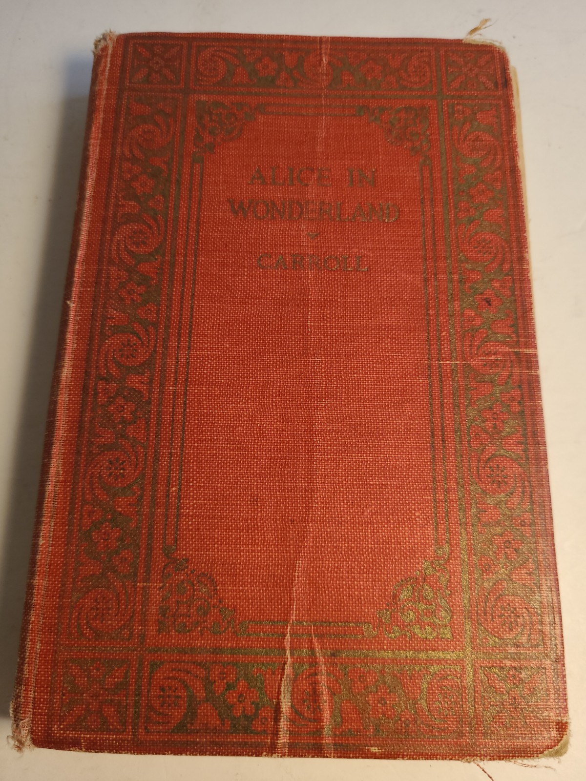 Lewis Carroll Alice in Wonderland Illustrated Hardcover J.H. Sears New York Vtg