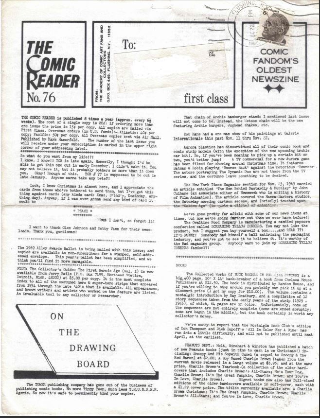 THE COMIC READER MAGAZINE 144 Unique Issue Collection On USB Thumb Drive