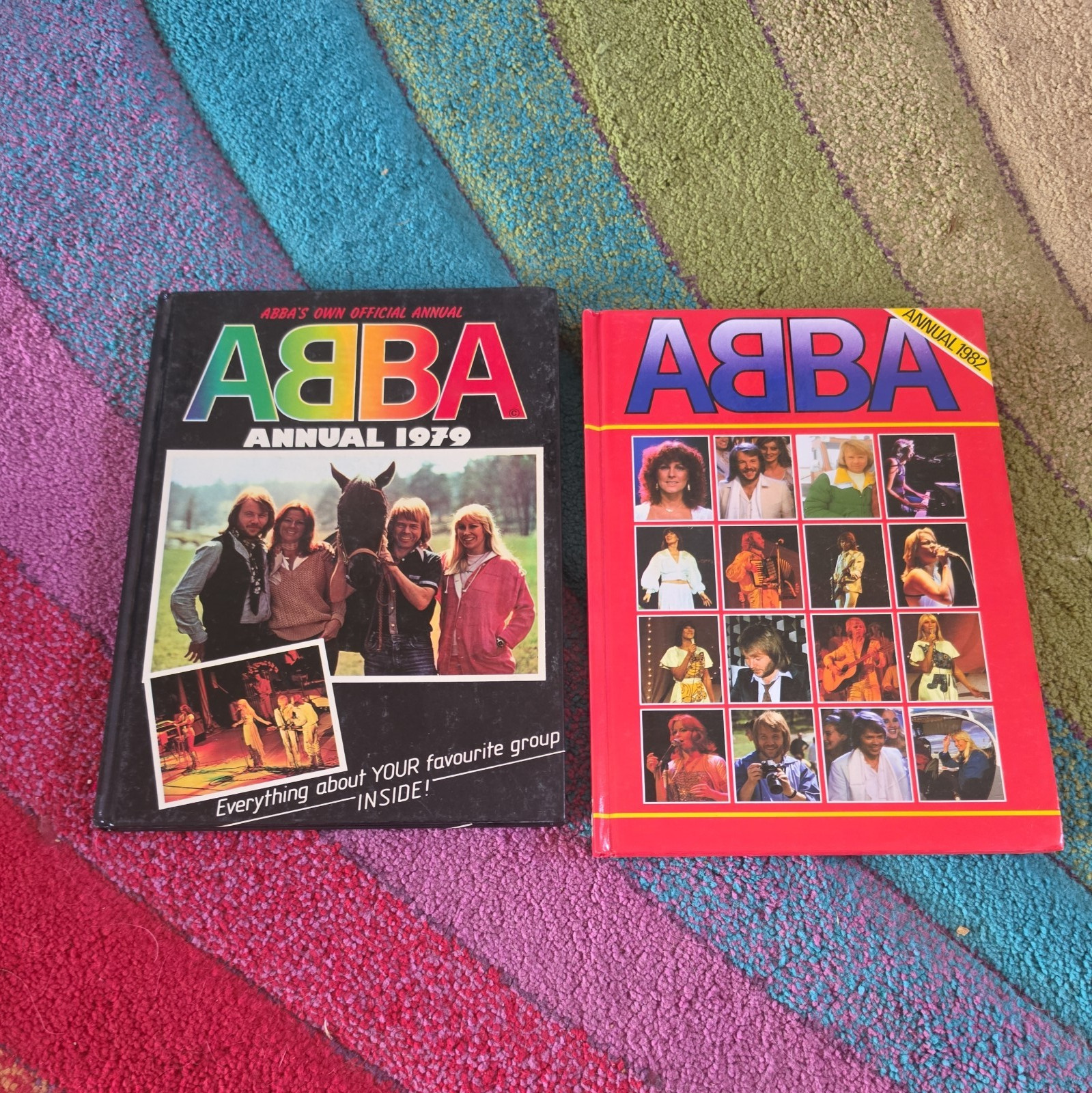 RARE ABBA ANNUAL 1978/1982 Stafford Pemberton Publishing X2 OVERALL GOOD