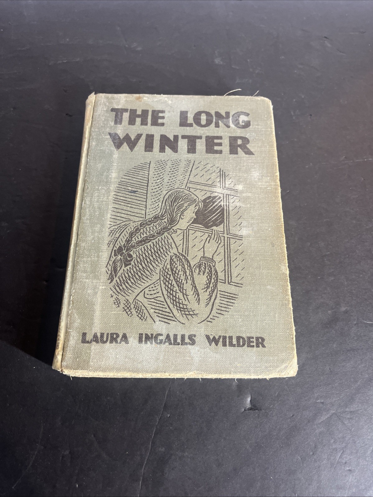 1951 The Long Winter Laura Ingalls Wilder Harper Early Edition Sewell Vintage