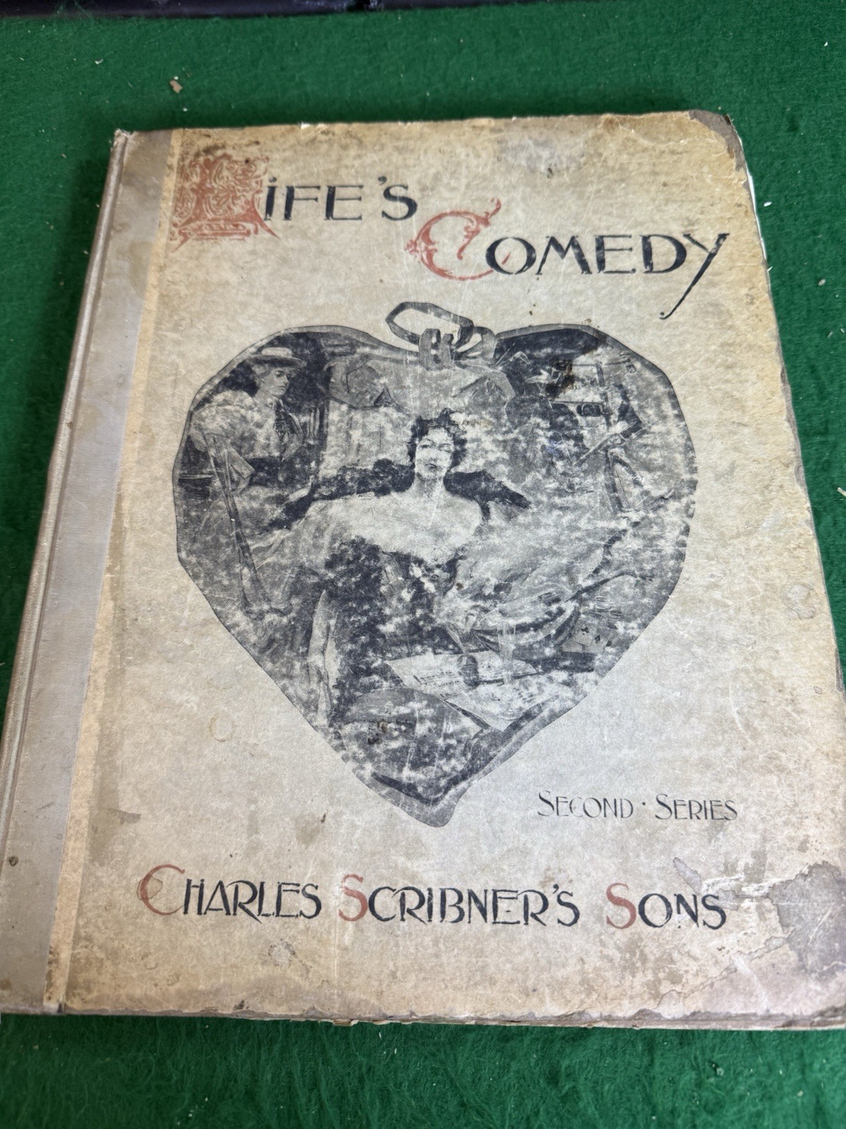 1897 Life’s Comedy II Series Scribner’s Gibson Illus. Antique Humor Book Rare