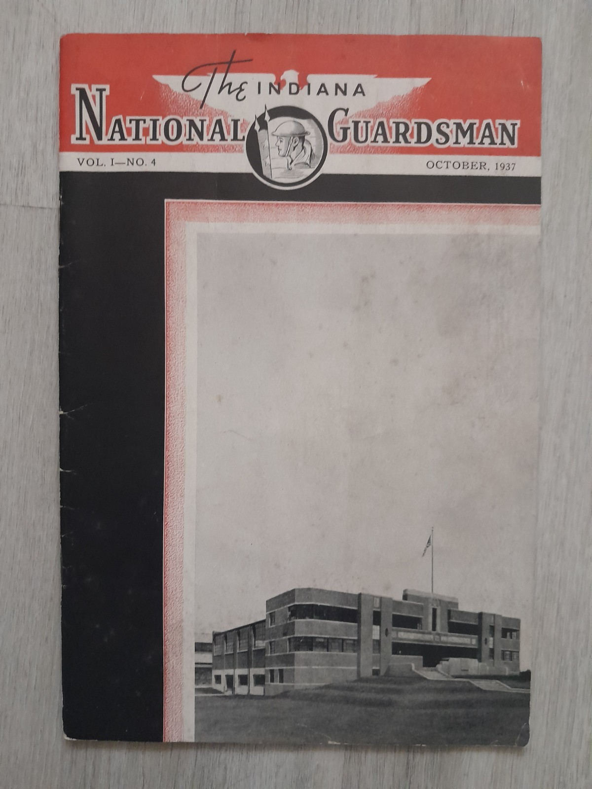 1937 „The Indiana National Guardsman“ Vol. 1 No. 4 Booklet