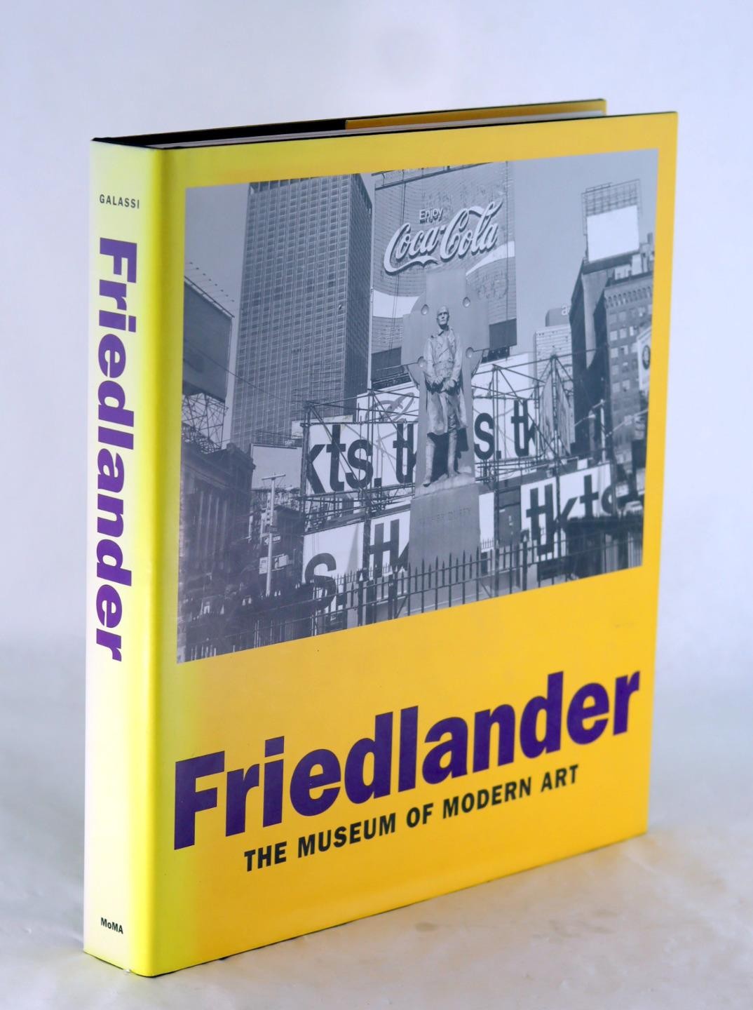 Peter Galassi 2005 Friedlander Museum of Modern Art Comprehensive Review HC DJ