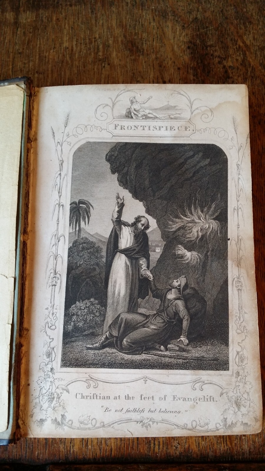 1830 THE PILGRIM’S PROGRESS – JOHN BUNYON – THOMAS KELLY – LEATHER BINDING