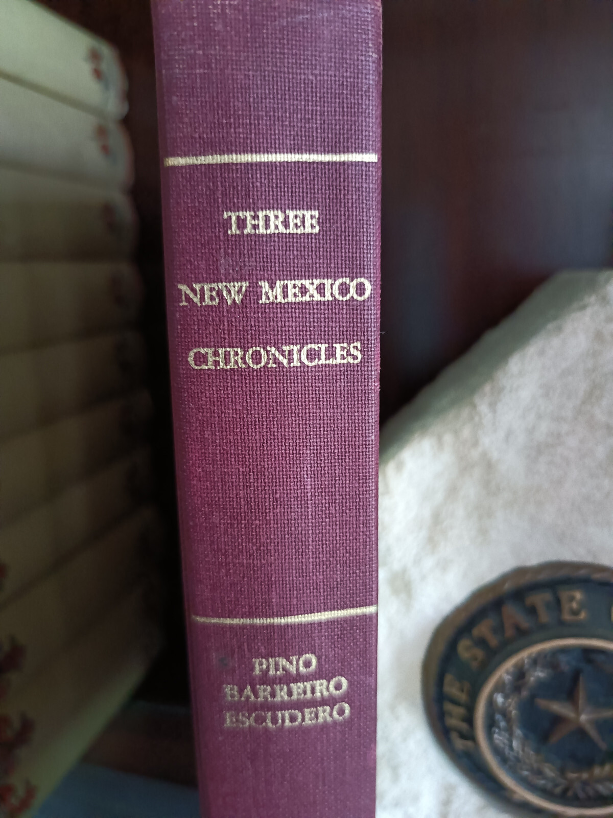 Three New Mexico Chronicles_Quivira Society_Hardcover_1st Edition_1942_Very Good