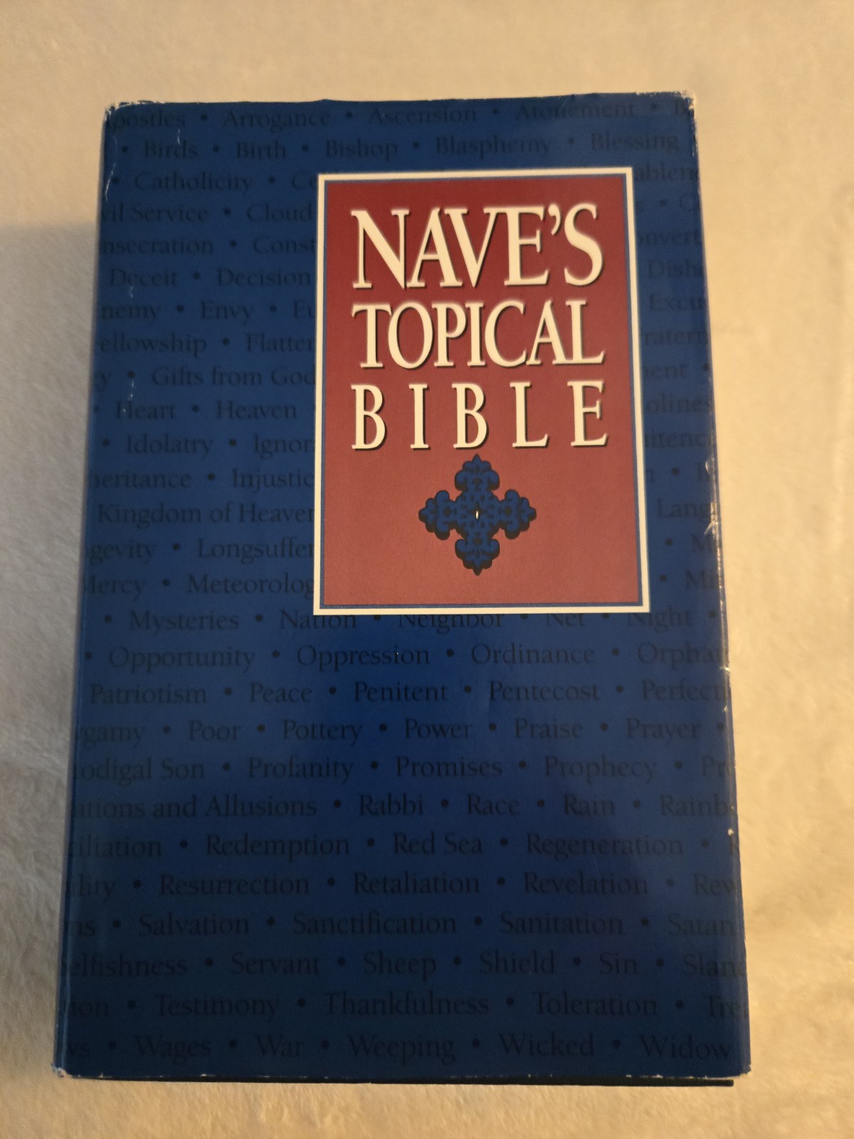 Nave’s Topical Bible by Orville J. Nave (2002, Hardcover, Abridged)