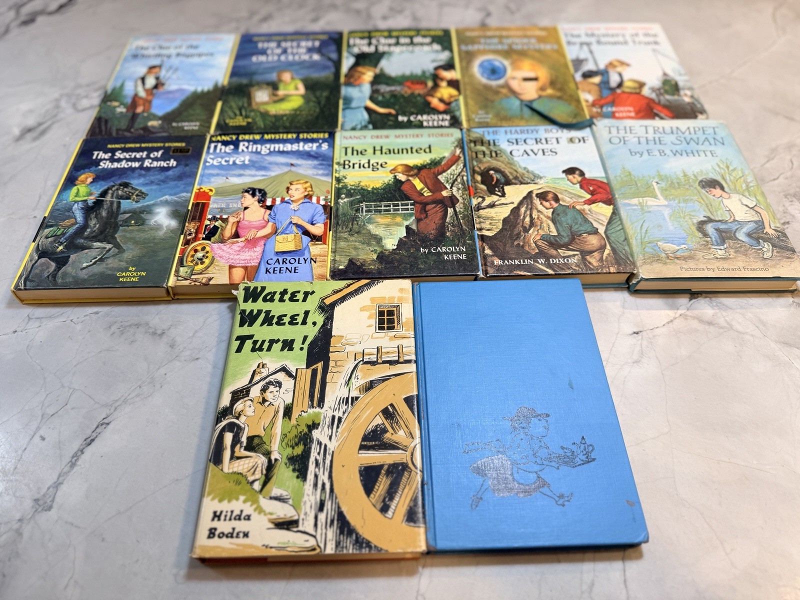 10 Vintage Nancy Drew Hardy Boys Book Lot + possible first/early print editions