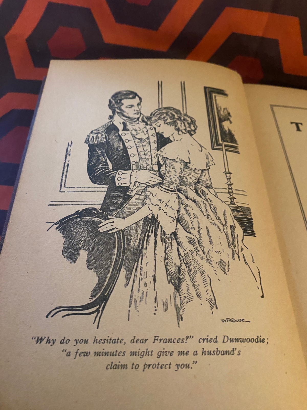 THE SPY James Fenimore Cooper Saalfield 1936 Illustrated Edition RARE ANTIQ
