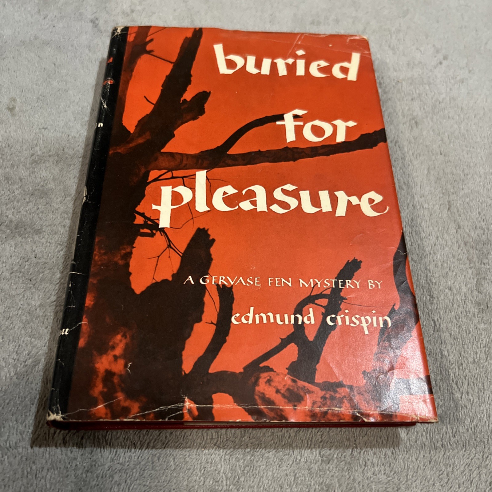 Buried For Pleasure by Edmund Crispin-JP Lippincott Co-Phila. PA-1949-HC-DJ-188p
