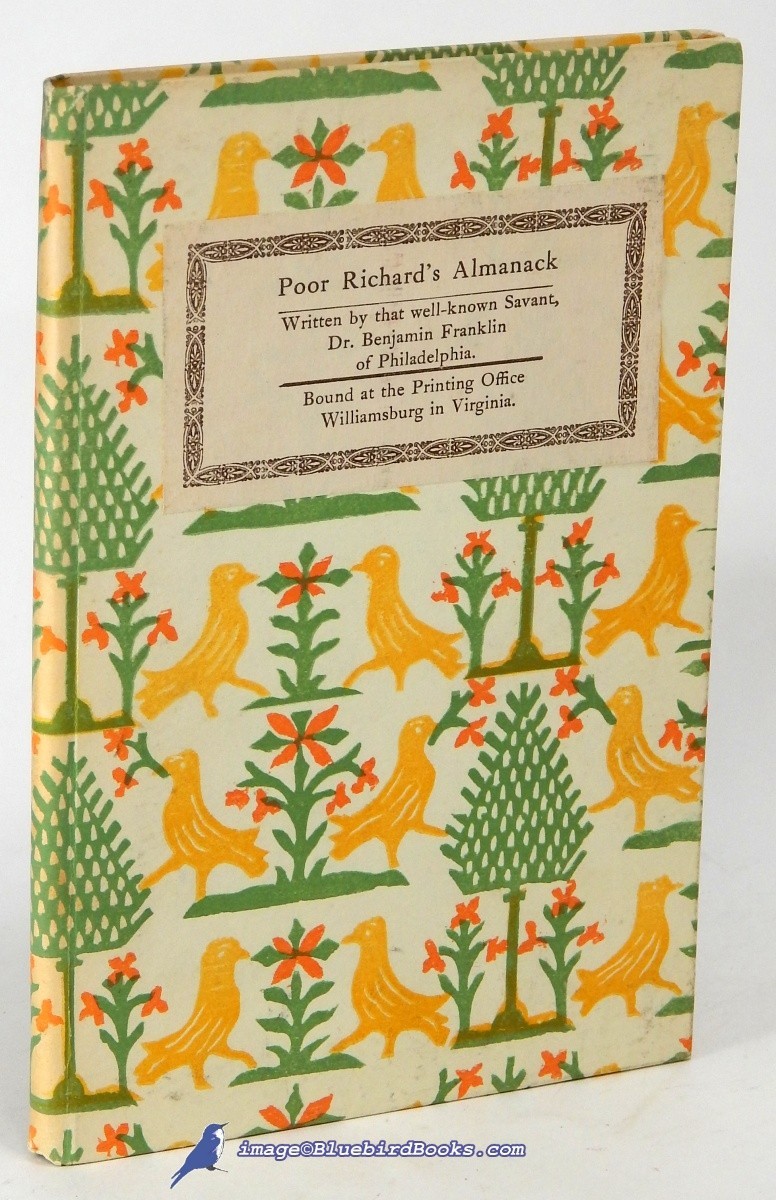 Poor Richard’s Almanack by Benjamin FRANKLIN: Near Fine illustrated HC 90271