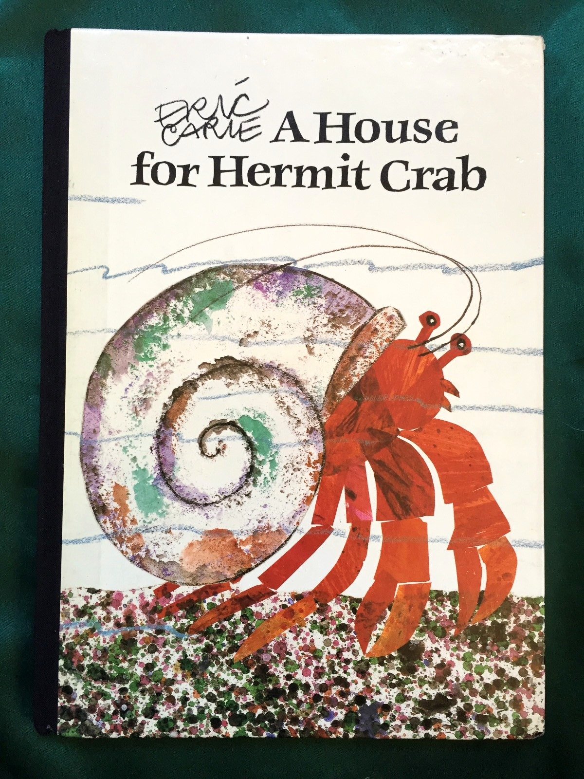 ERIC CARLE SIGNED – HOUSE FOR A HERMIT CRAB – Rare Autograph, Children’s Author