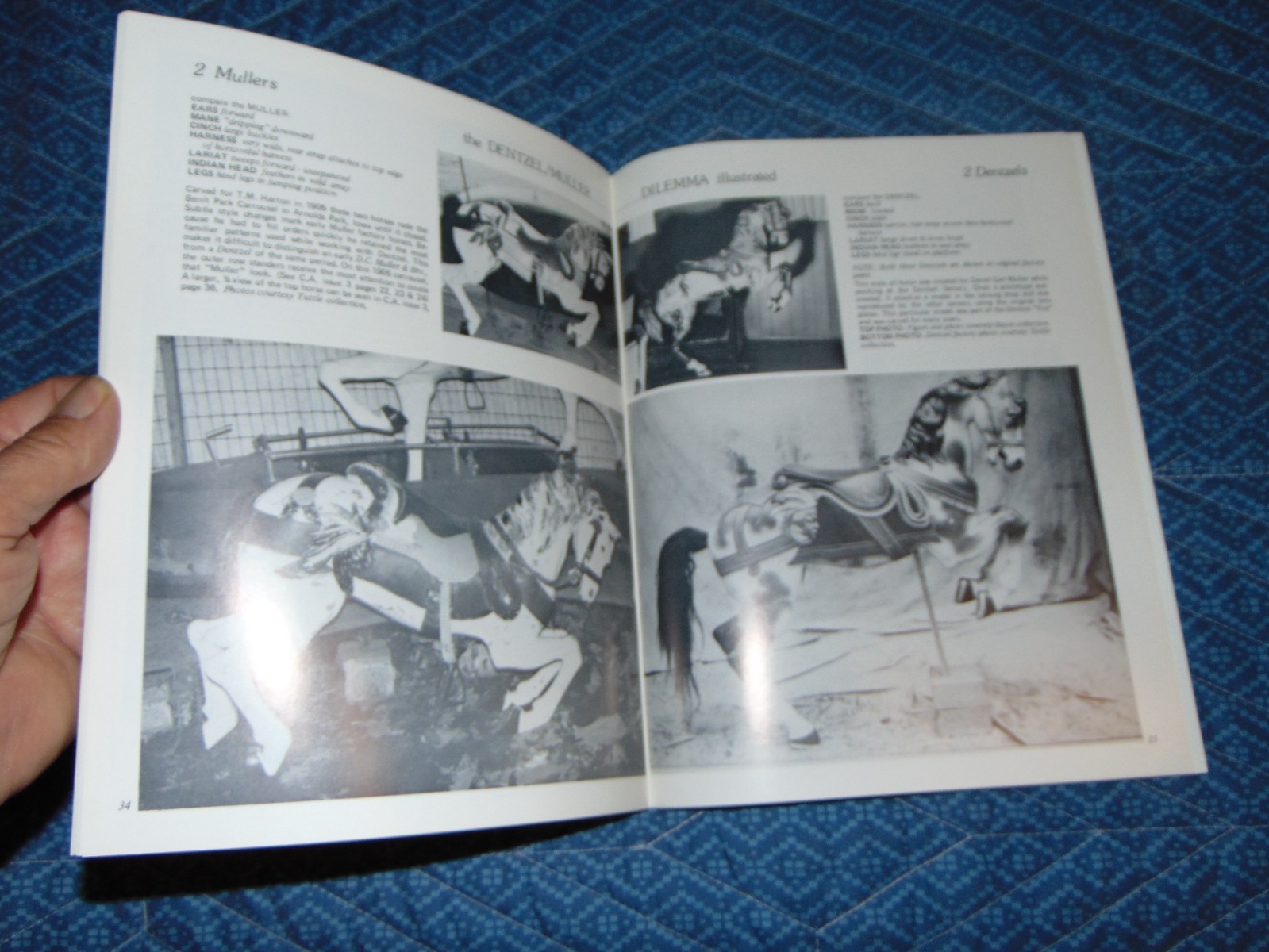ORIGINAL OCT/NOV 1982 „CARROUSEL ART“ MAGAZINE #19 FEATURING DENTZEL HORSES