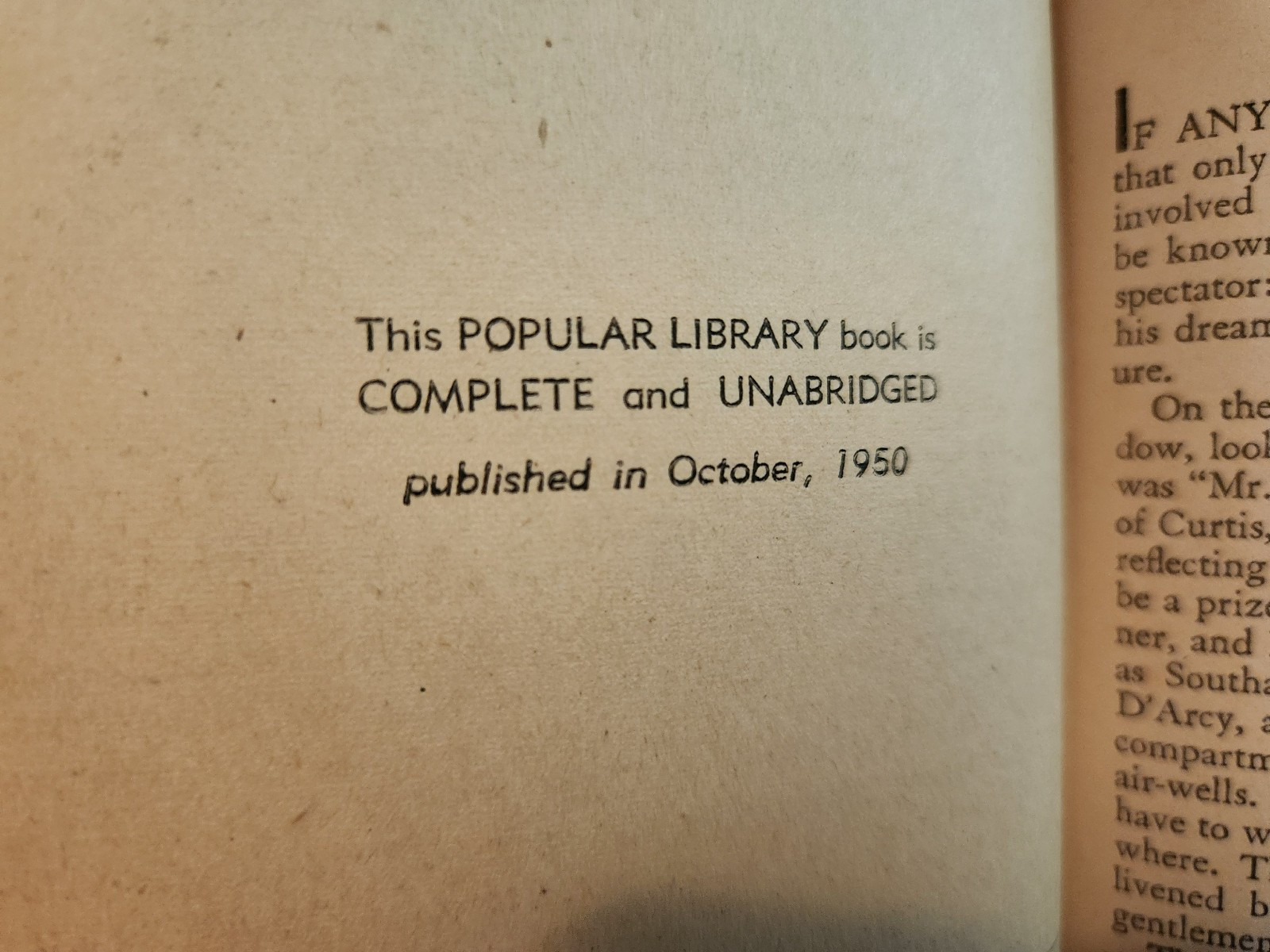 The Four False Weapons John Dickson Carr Popular Library #282 1950