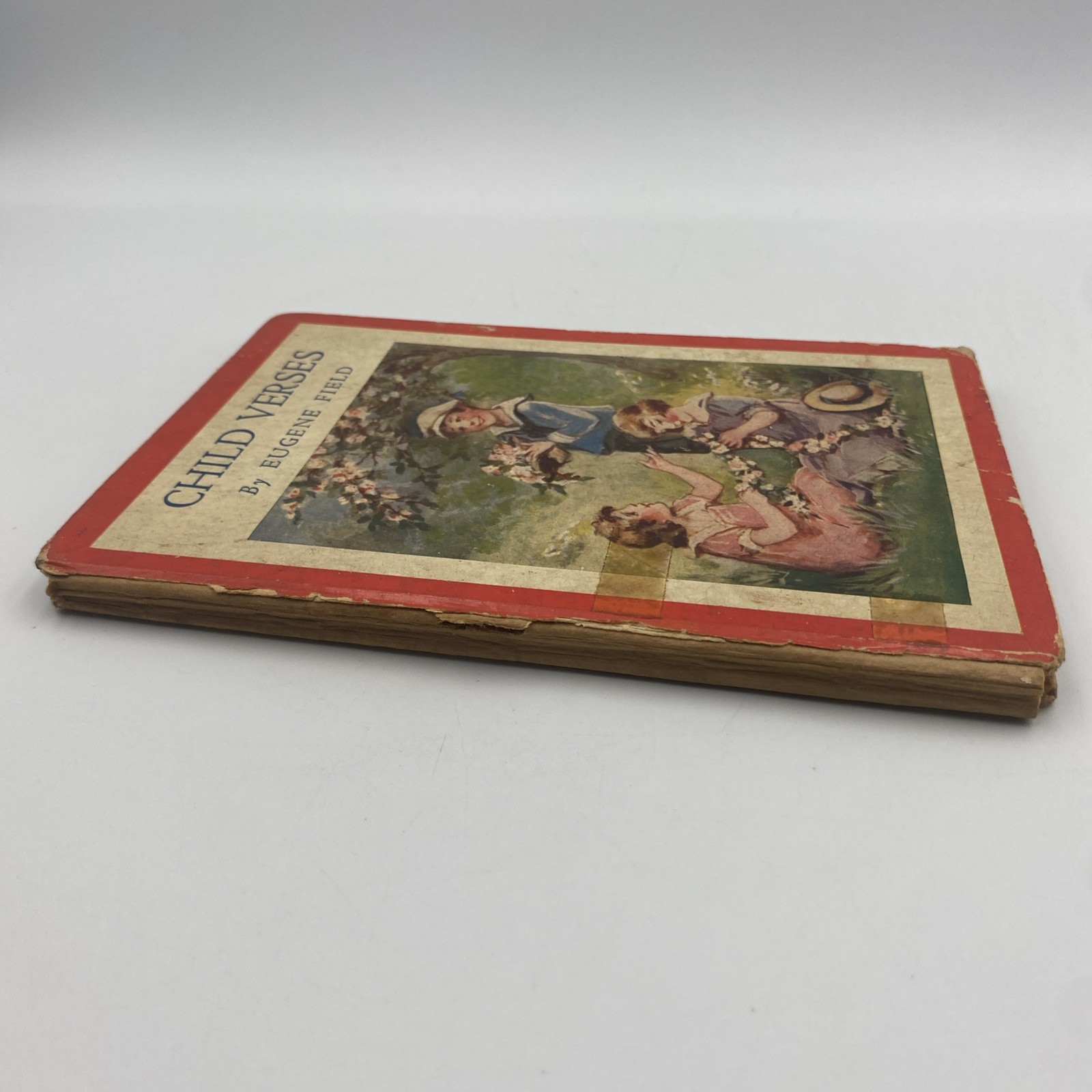 Antique Child Verses by Eugene Field 1927 Saalfield Illustrated Helen Nyce HC