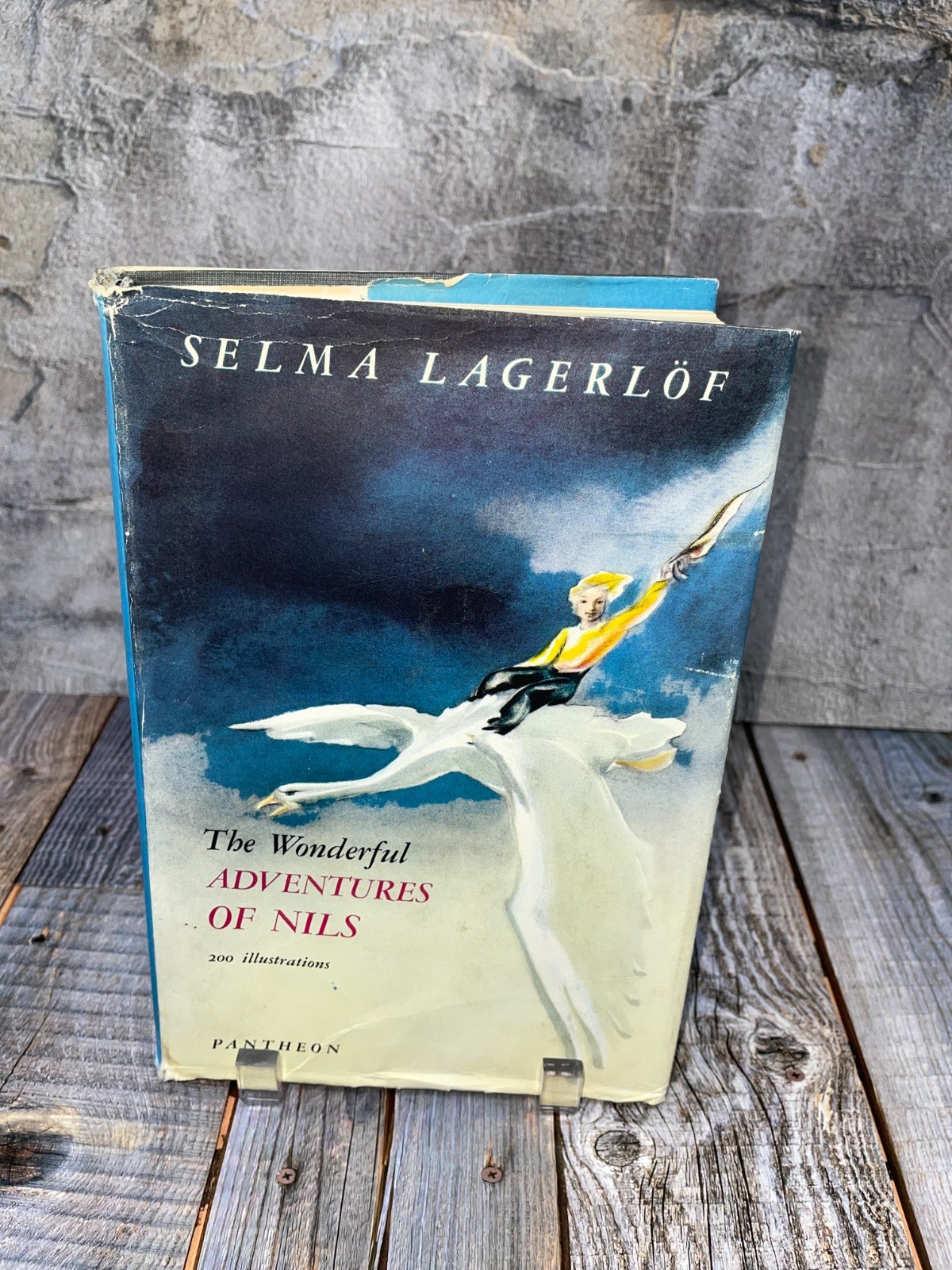 The Wonderful Adventures of Nils Selma Lagerlöf Illustrated HC DJ Book Pantheon