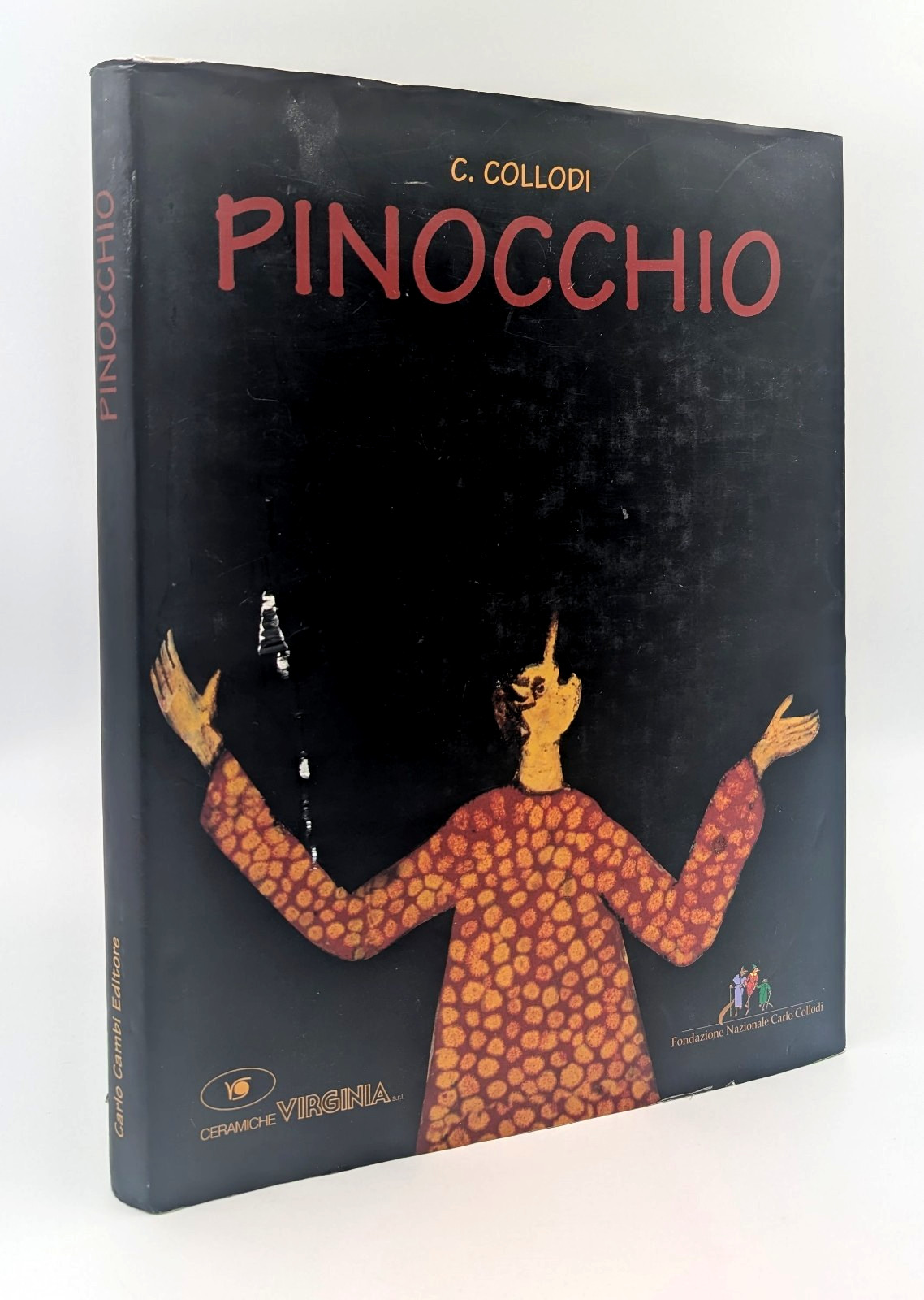 Pinocchio Eugenio Taccini Illustrated Art Book HC DJ Carlo Cambi Italian English