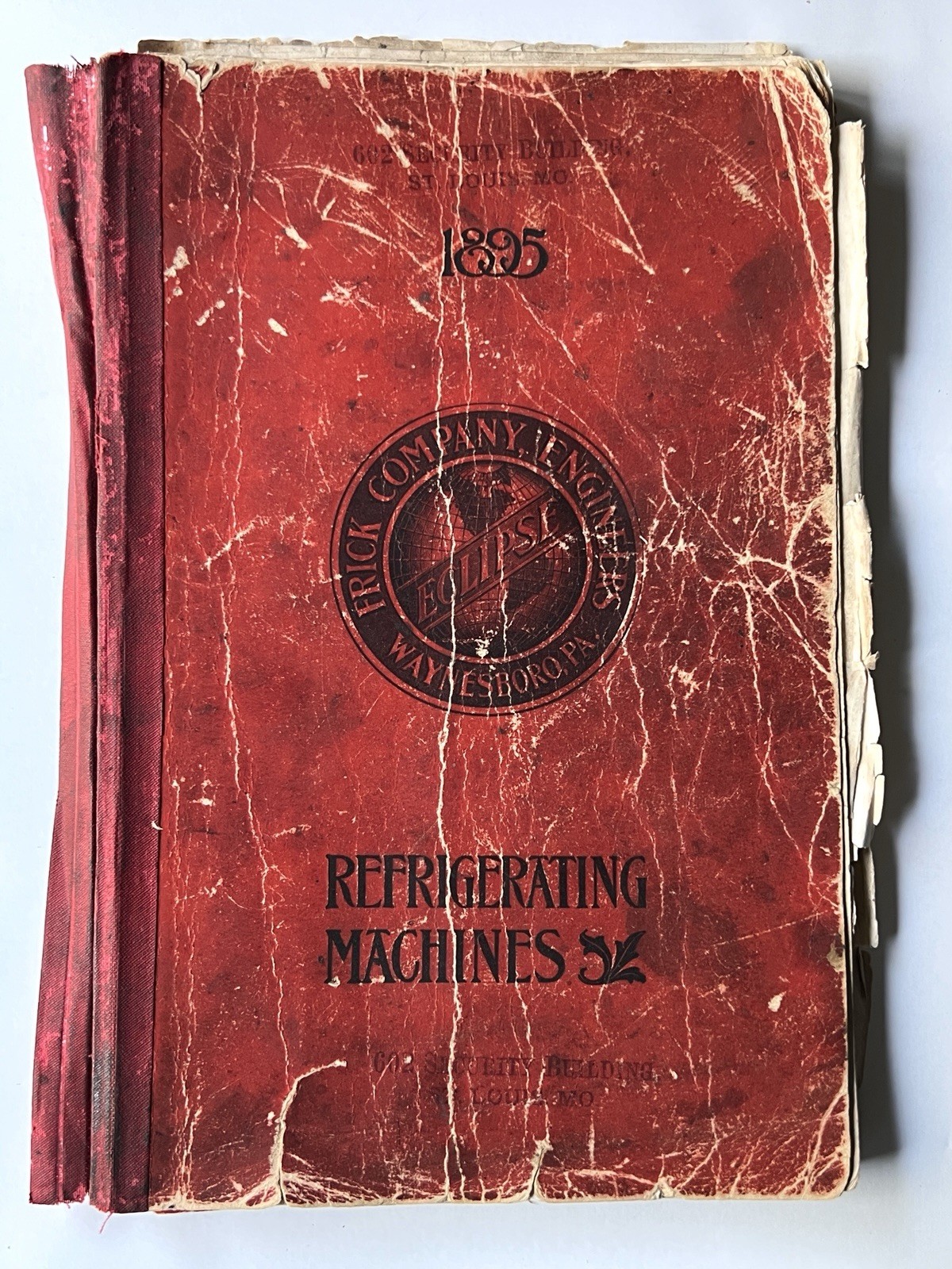 Rare Frick Company Eclipse Refrigerating Ice Machines 1895 Catalog Steam Engines