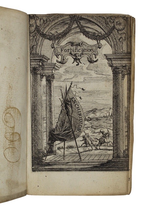 1645 MILITARY FORTIFICATION Canon WAR SCIENCE NICHOLAS STONE Plates