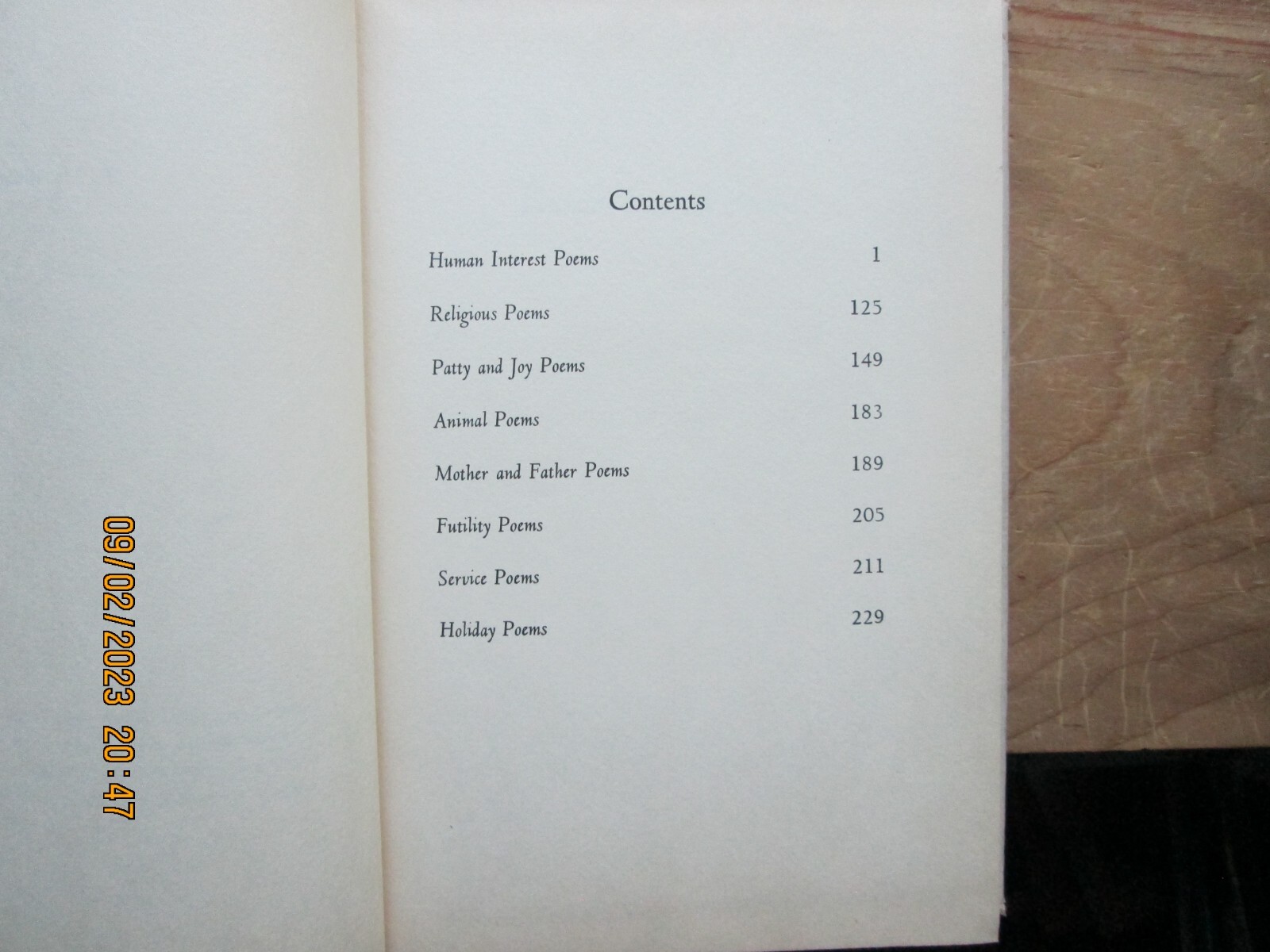 Collected Poems by Nick Kenny 1952