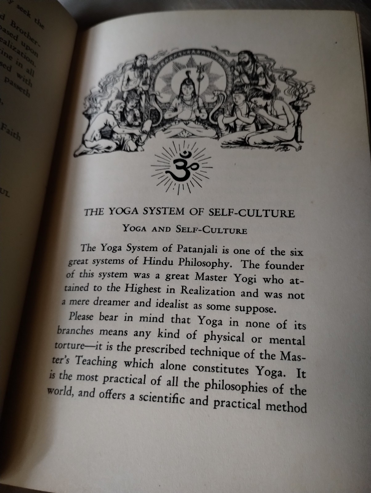 Yoga Self-Culture FIRST EDITION Sri Deva Ram Sukul HISTORY 1943 HC BOOK RARE