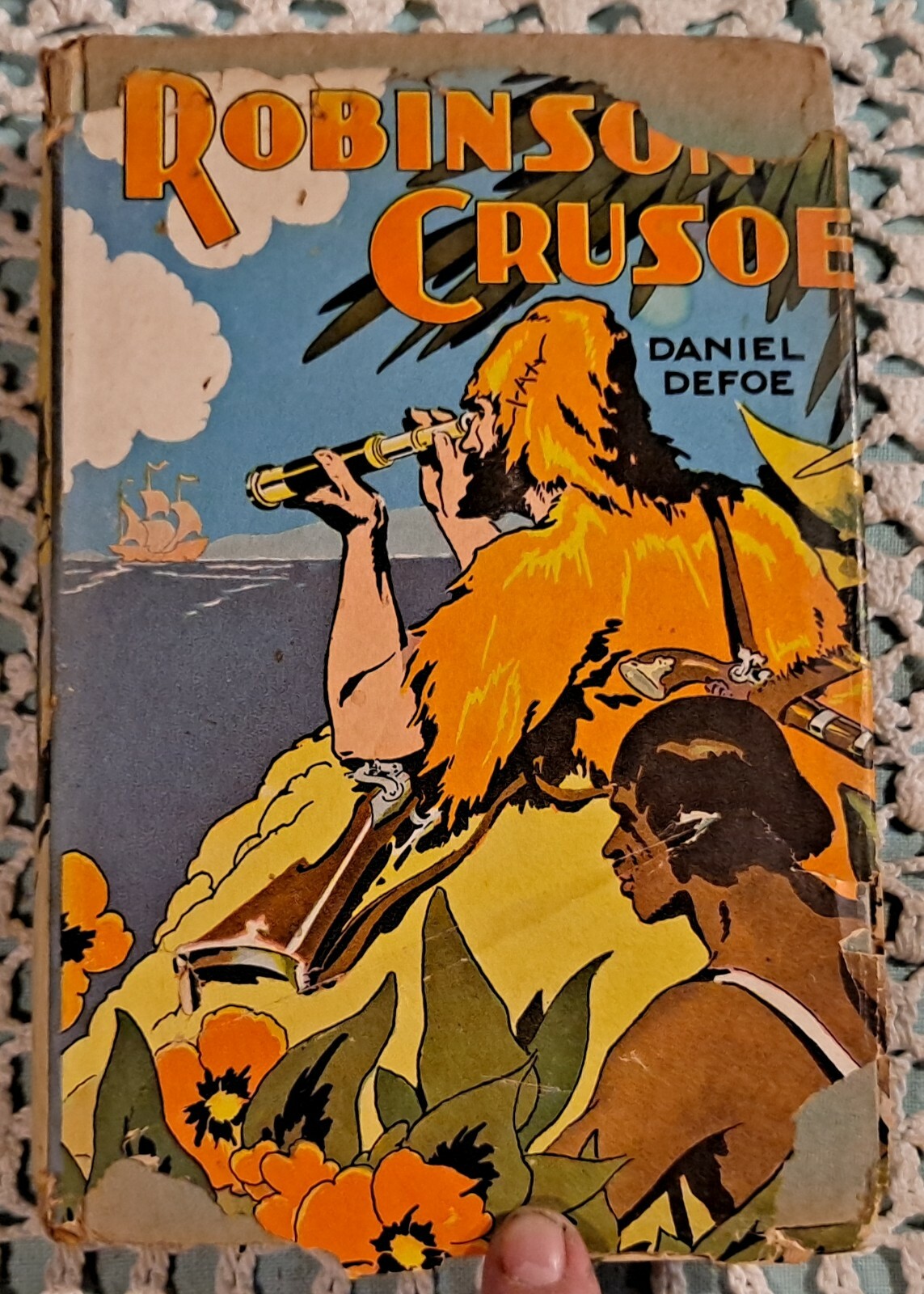 The Adventures of Robinson Crusoe by Daniel Defoe, The Goldsmith Publishing Co