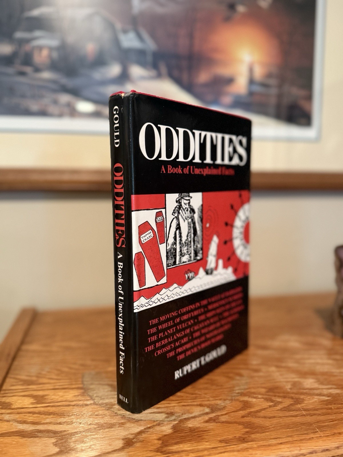 Oddities, Unexplained Facts by Rupert T. Gould HCDJ 1965 VG+