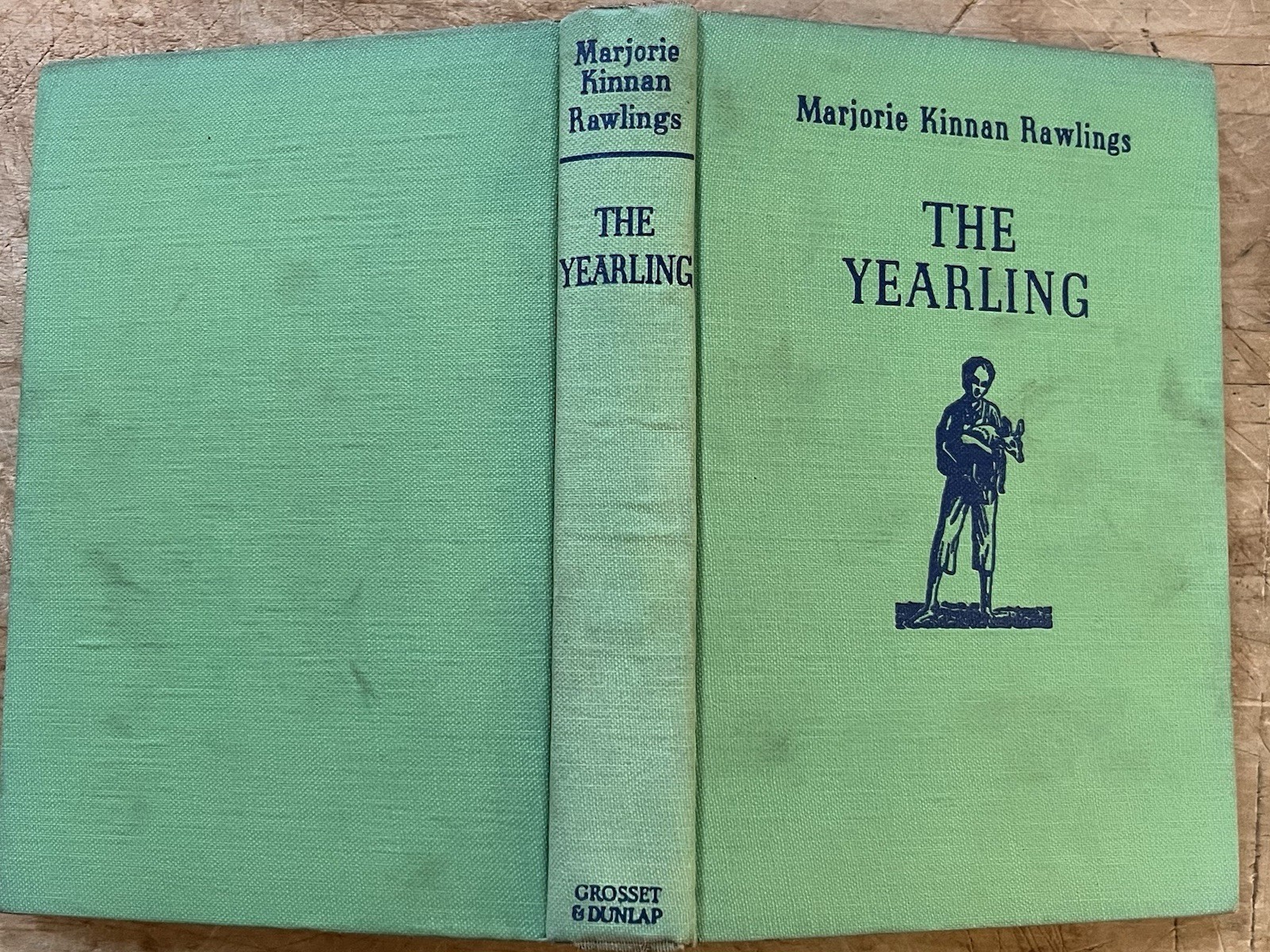 The Yearling With Dust Jacket – Grosset & Dunlap Wartime Edition