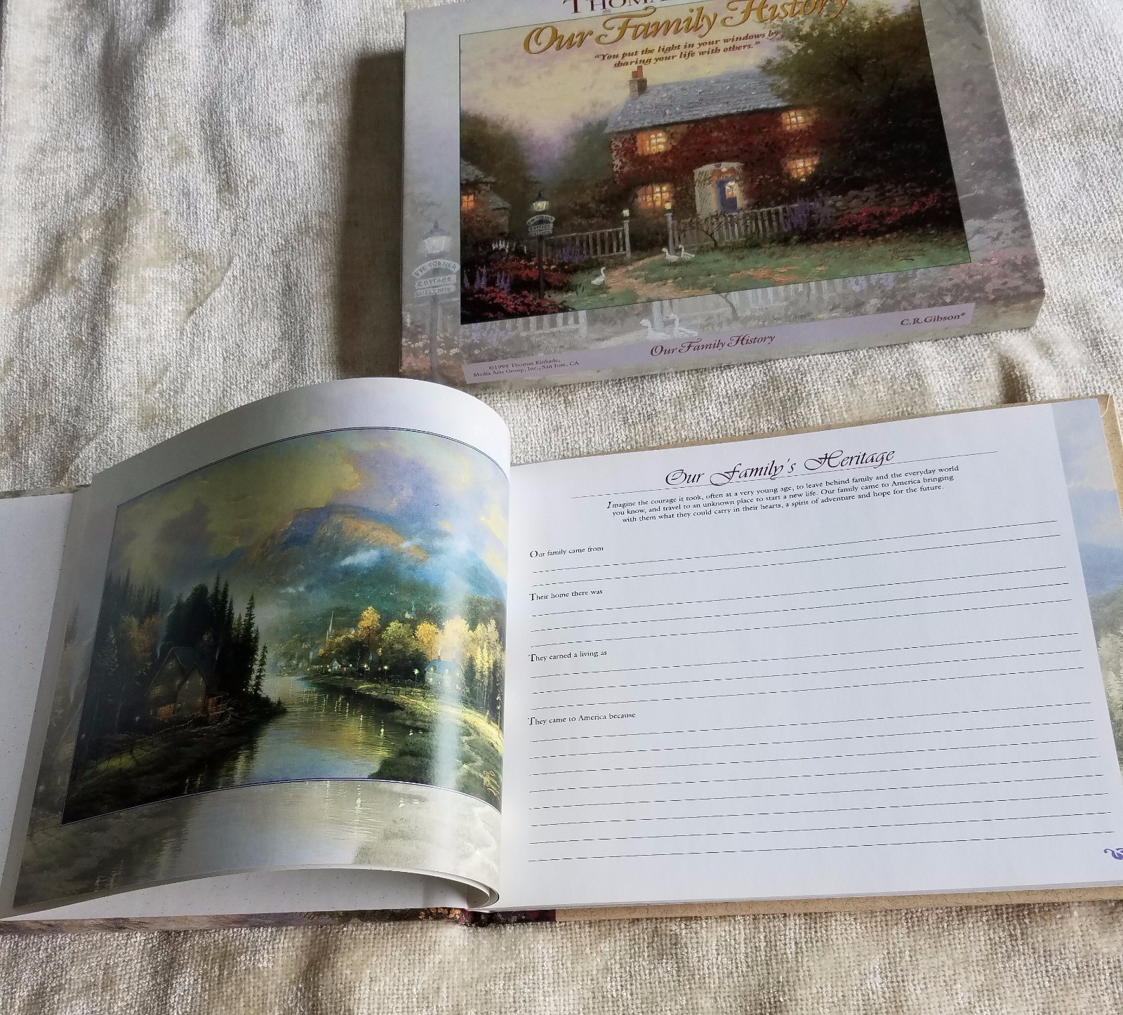 Thomas Kinkade Hardcover Book 1998