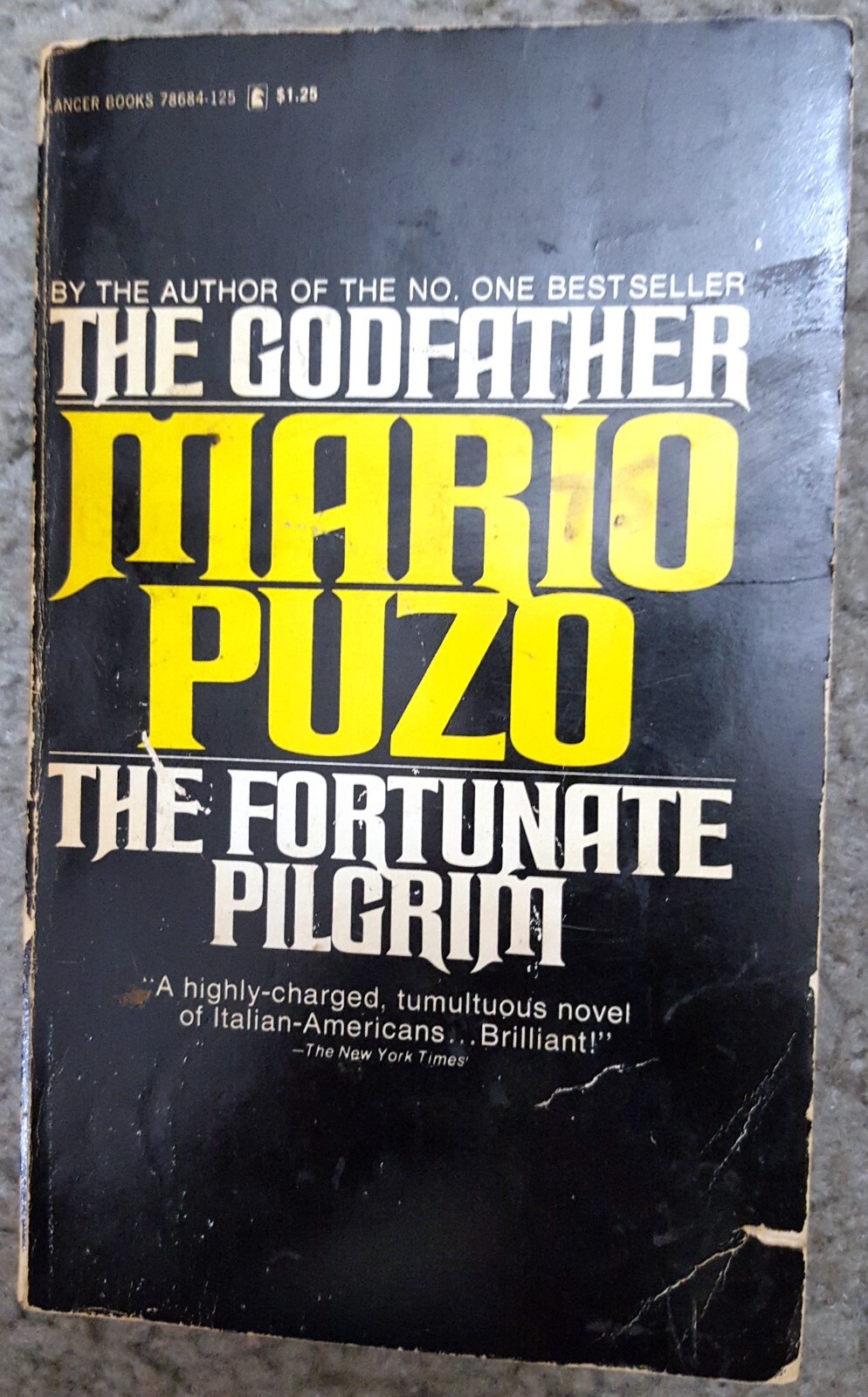 Mario Puzo-The Fortunate Pilgrim, 1st PB Edition (1964 PB) Vintage