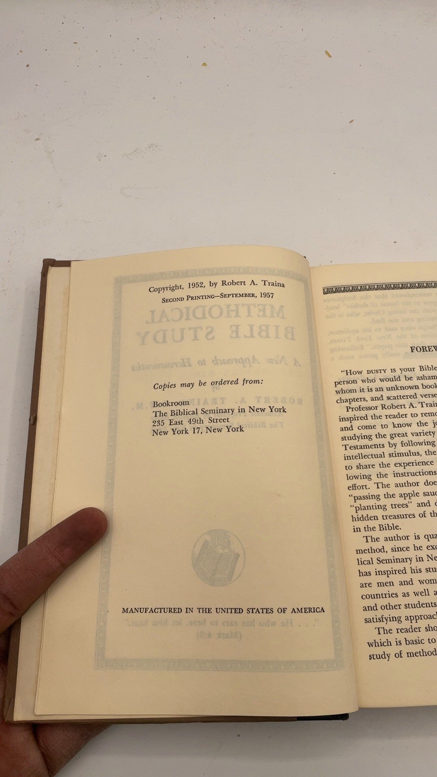 Methodical Bible Study: A New Approach to Hermeneutics Robert A. Traina, S.T….