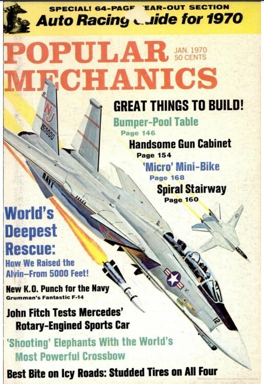 POPULAR MECHANICS 1970S MAGAZINE 120 Select Issue Collection On USB Thumb Drive