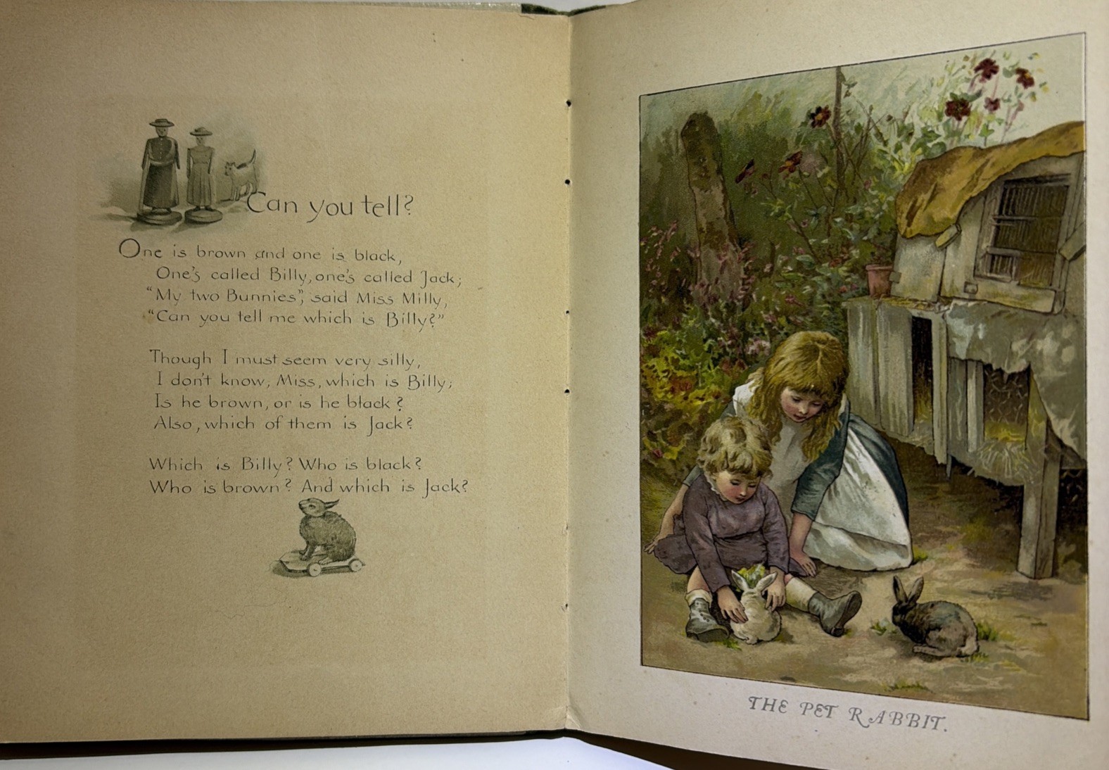 Children’s Book “Wee Pussies” Antique From 1889, Published By E. P. Dutton, Rare