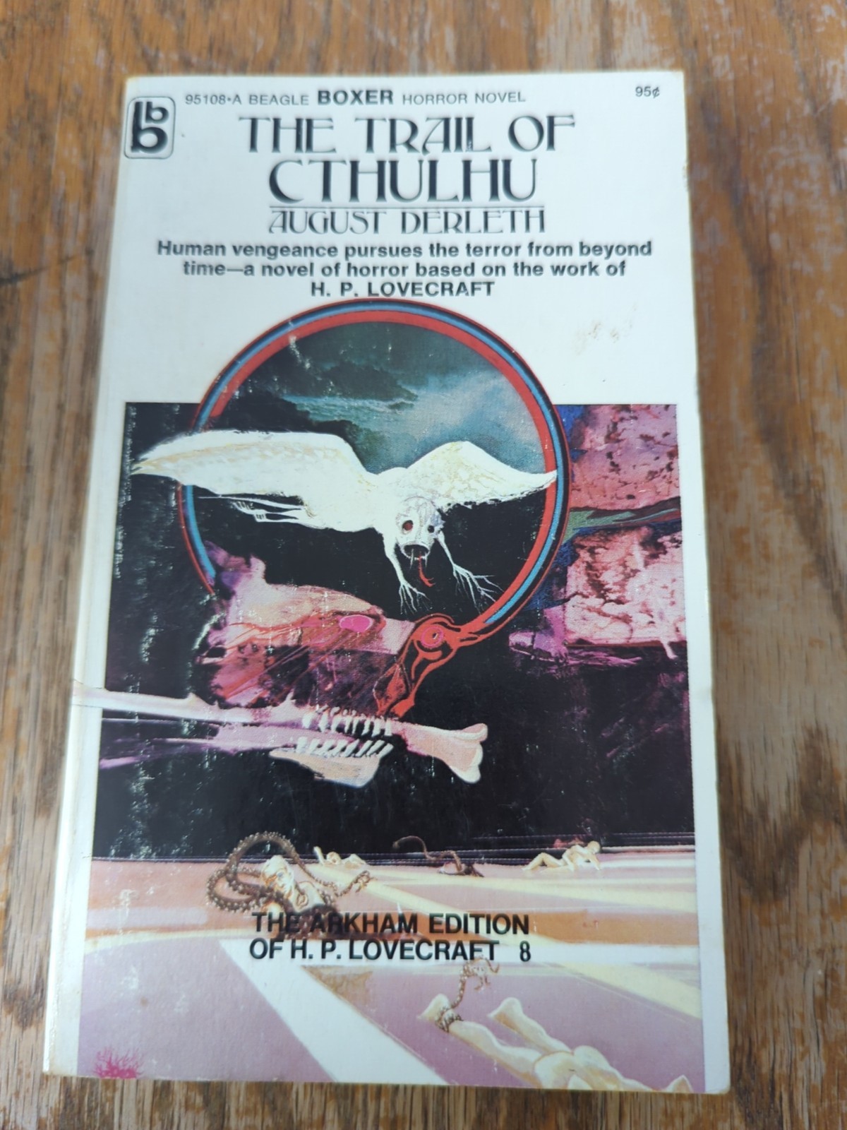 The Trail of Cthulhu by August Derleth 1st Printing (1971) Pulp Horror