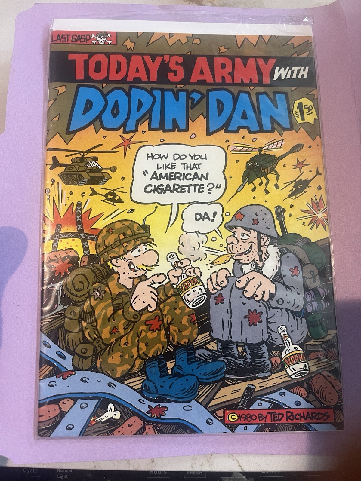 Today’s Army with Dopin‘ Dan – Last Gasp 1981 Ted Richards Underground Comic