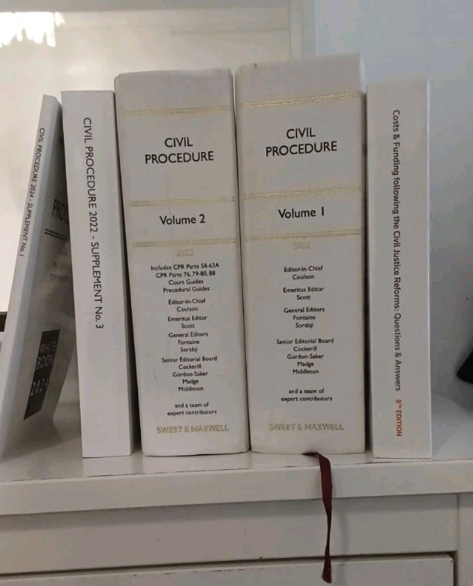 Civil Procedure 2022 The White Books Service Vol 1 And 2 With Supplements Full
