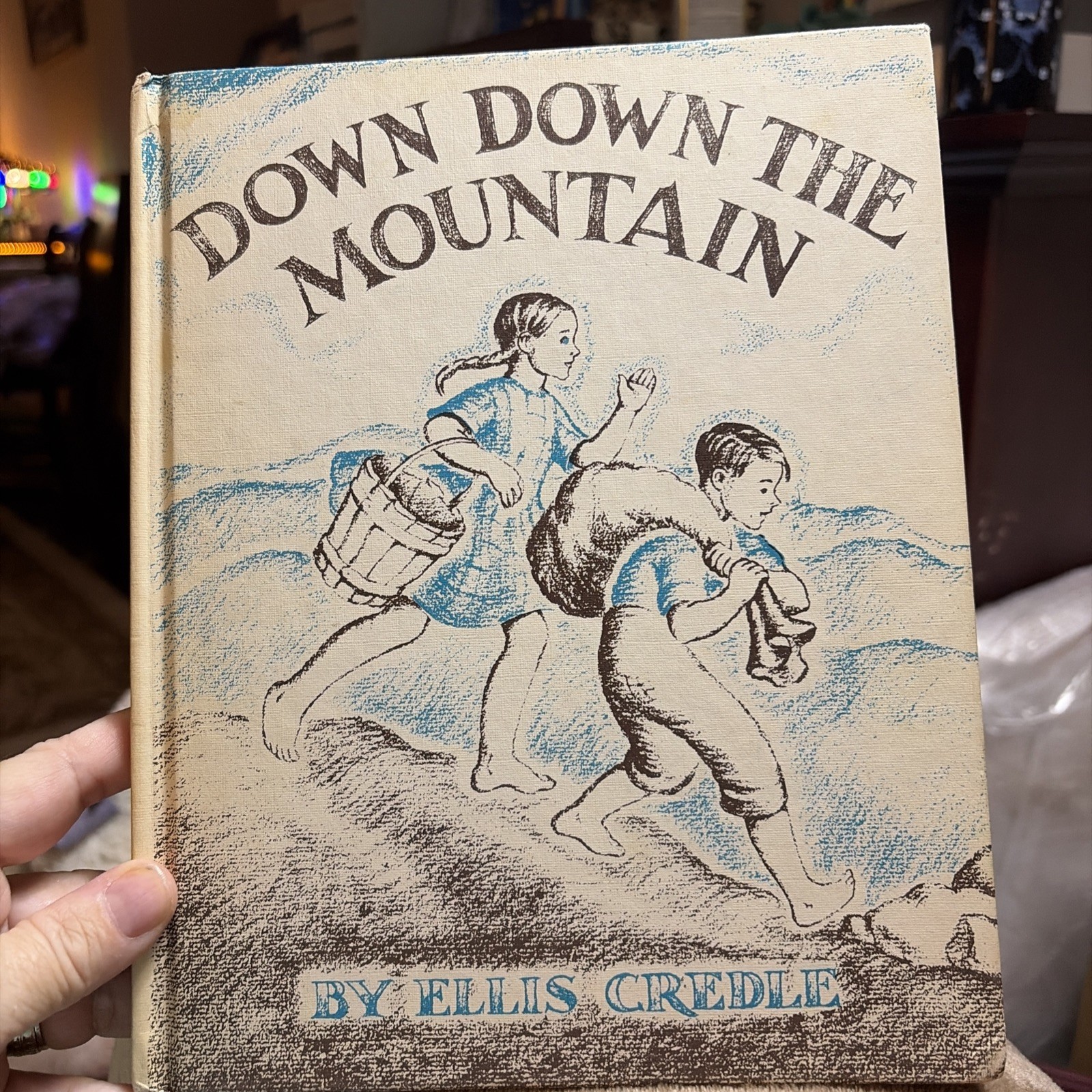 Down Down the Mountain HC Children’s Book Ellis Credle 1961 Weekly Reader Ed.