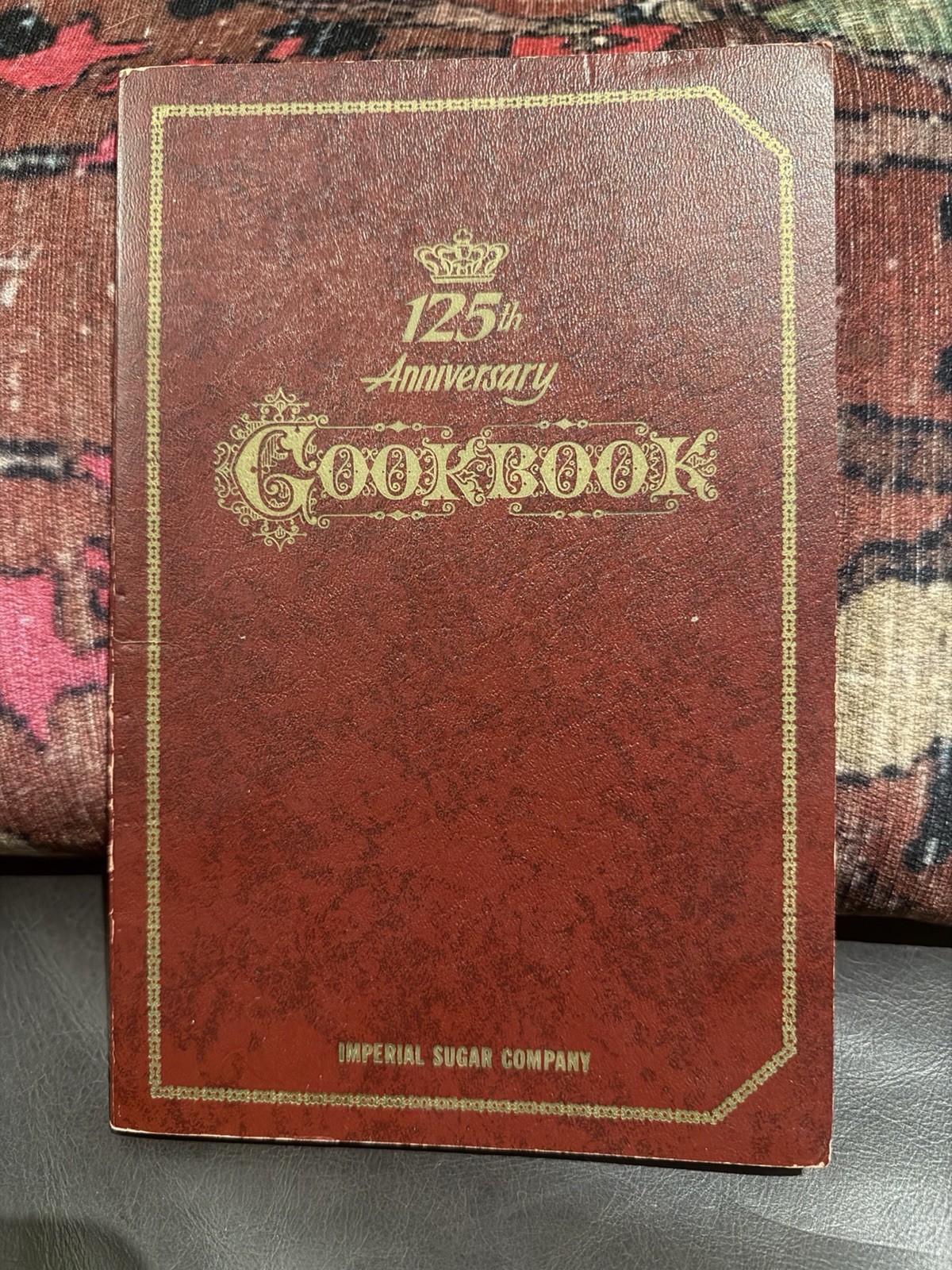 Imperial Sugar 125th Anniversary Cookbook Vintage Spiral Bound Softcover