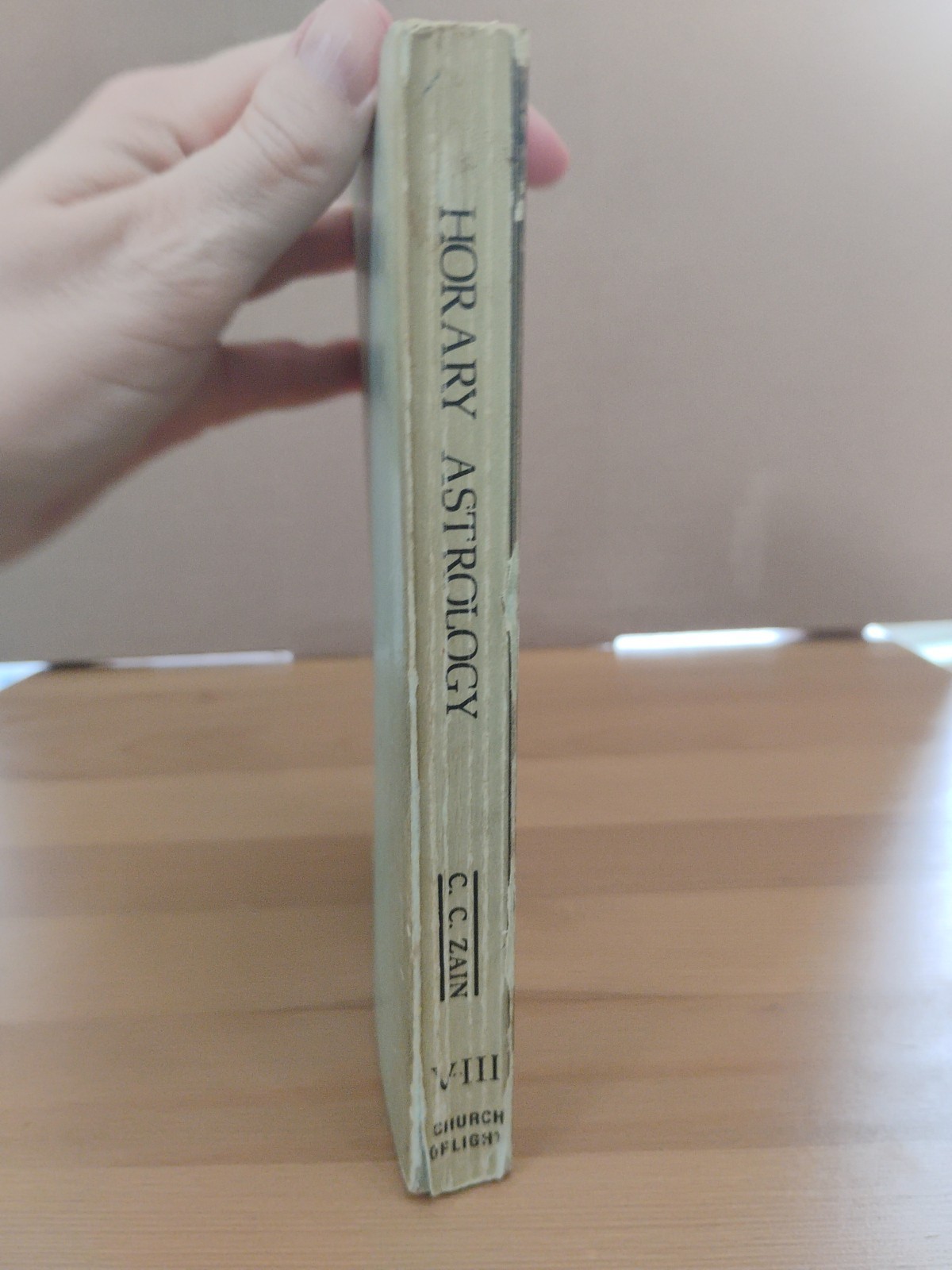 Horary Astrology C. C. Zain The Brotherhood of Light Church of Light 1973 PB 8