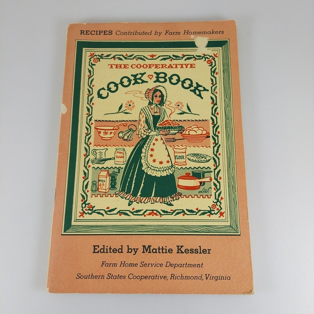 The Cooperative Cook Book Farm Home Service Dept Southern States, Richmond, VA