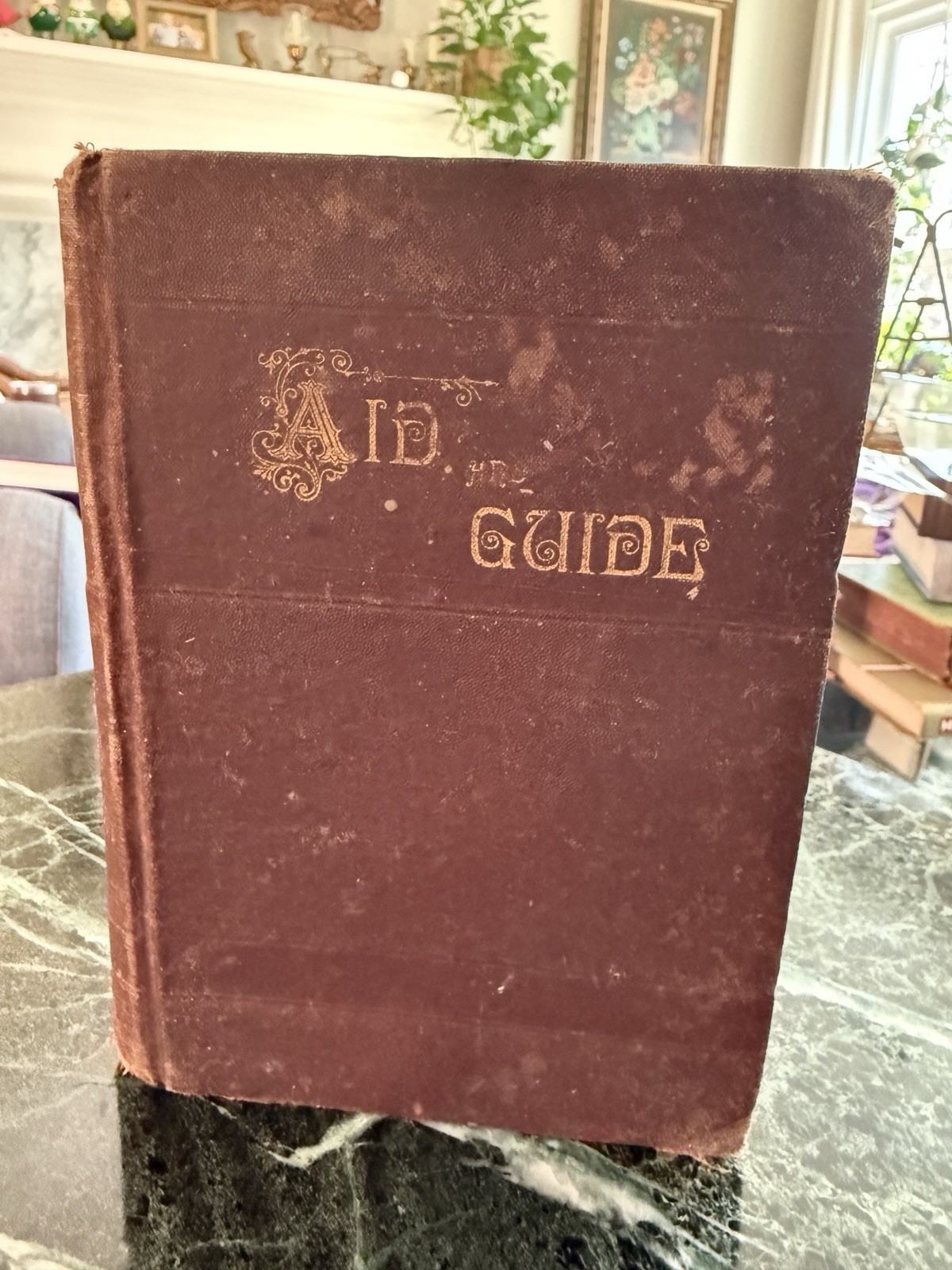 Antique Palmer Aid Guide Family Worship Scripture Christian Songs Prayers 1891