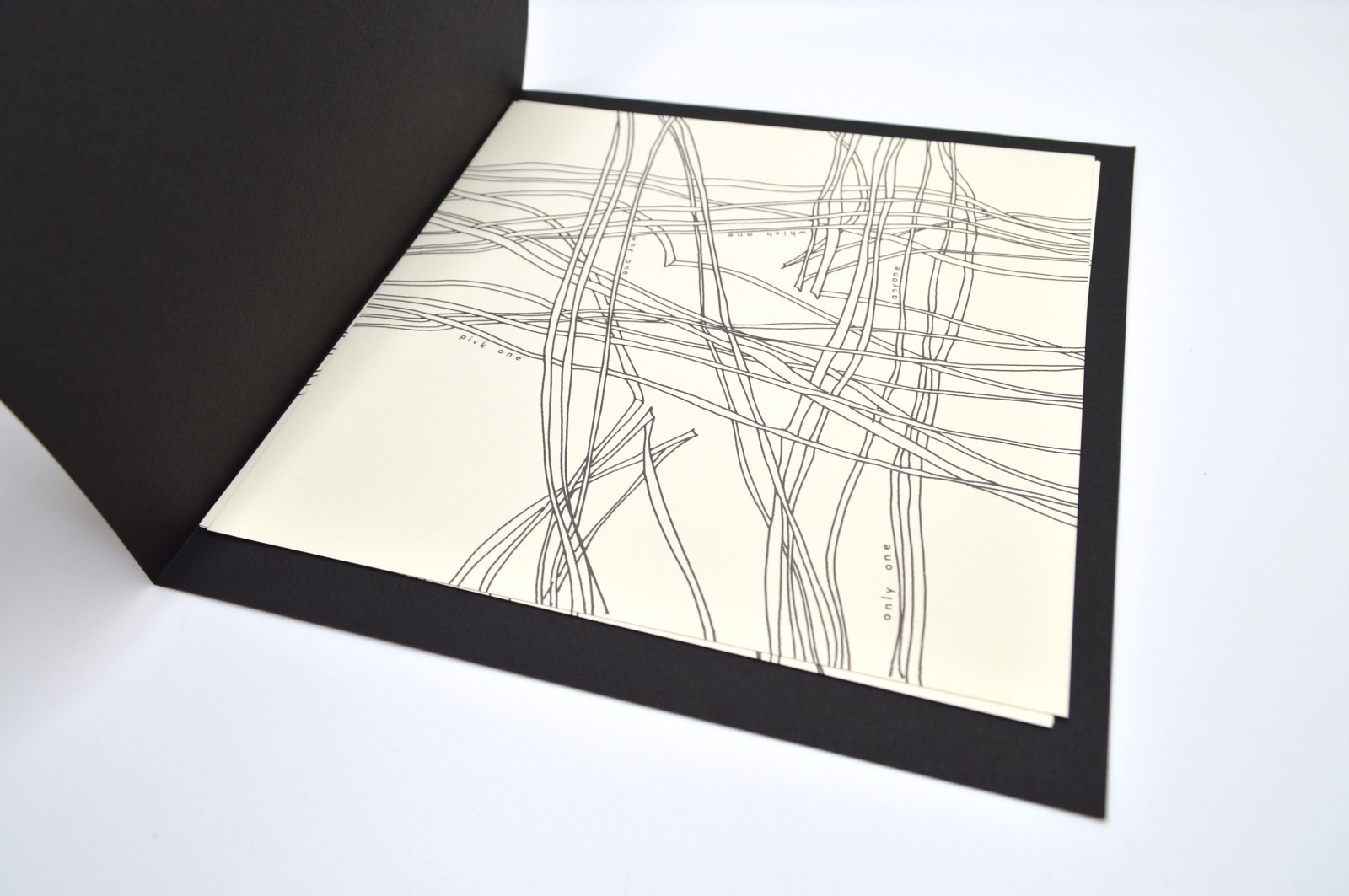 Marilyn Rosenberg, One-Way, 1977, Visual Poetry, Artist Book, Concrete Poetry