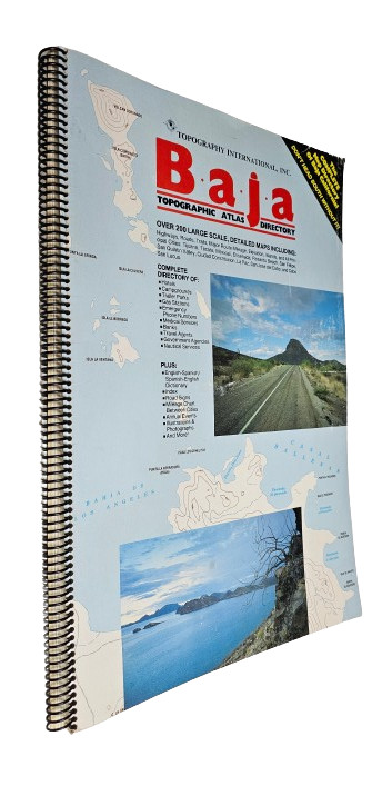Baja Topographic Atlas Map Directory – Over sized Spiral-Bound Paperback 1986